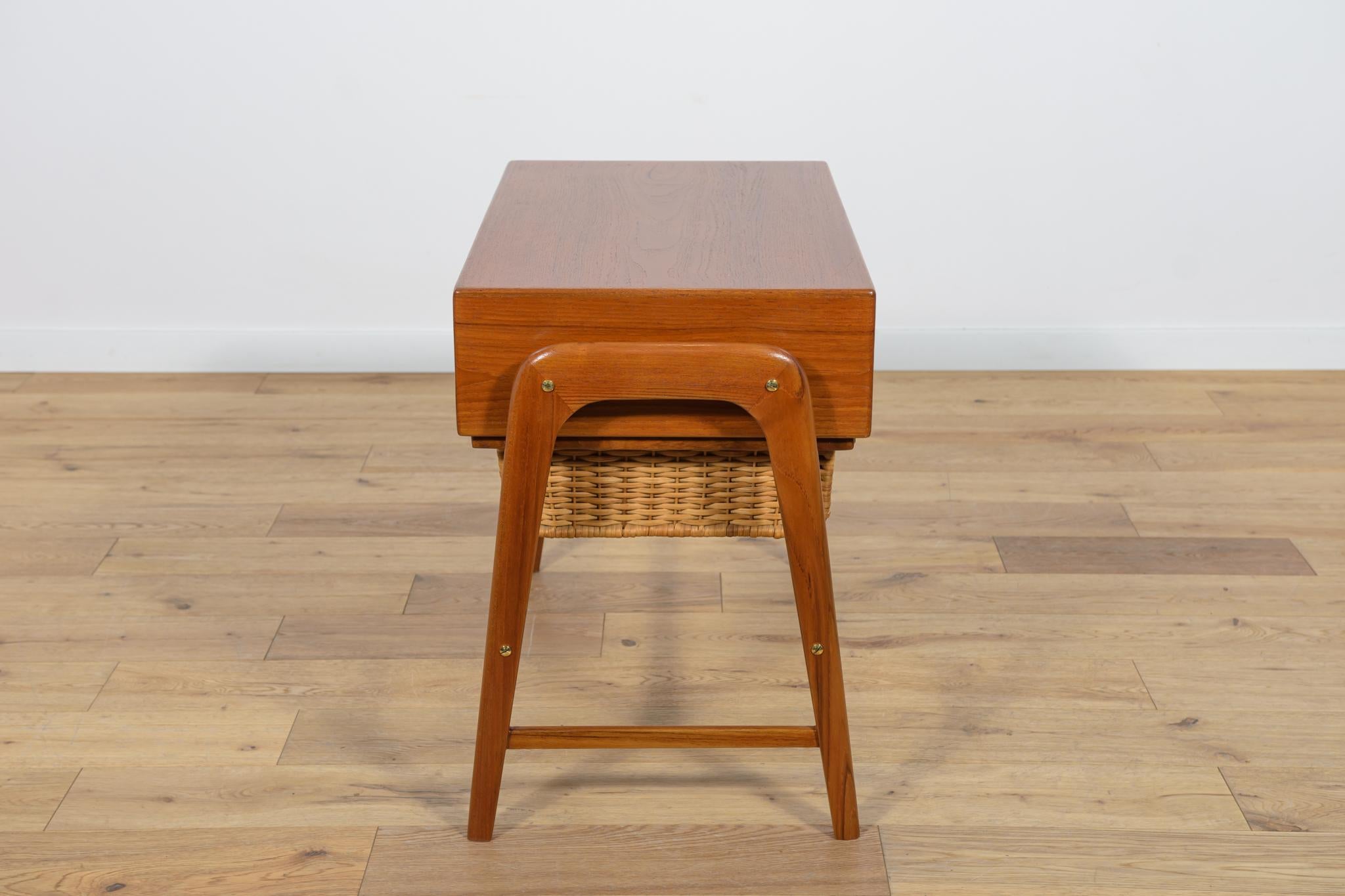 Late 20th Century Mid-Century Teak Console Table, 1970s For Sale