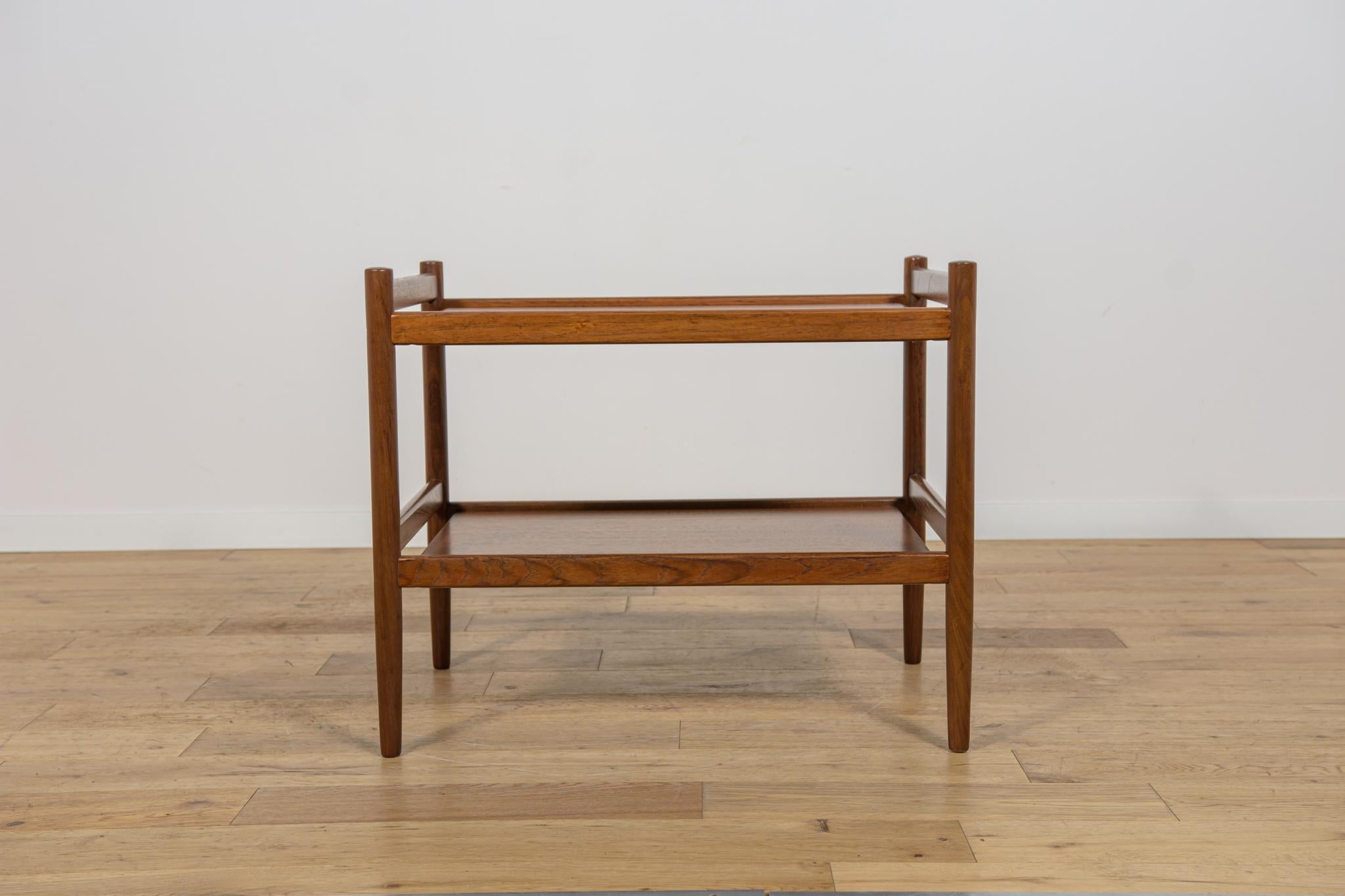Mesa consola de teca de mediados de siglo, Dinamarca, 1970 Moderno de mediados de siglo en venta