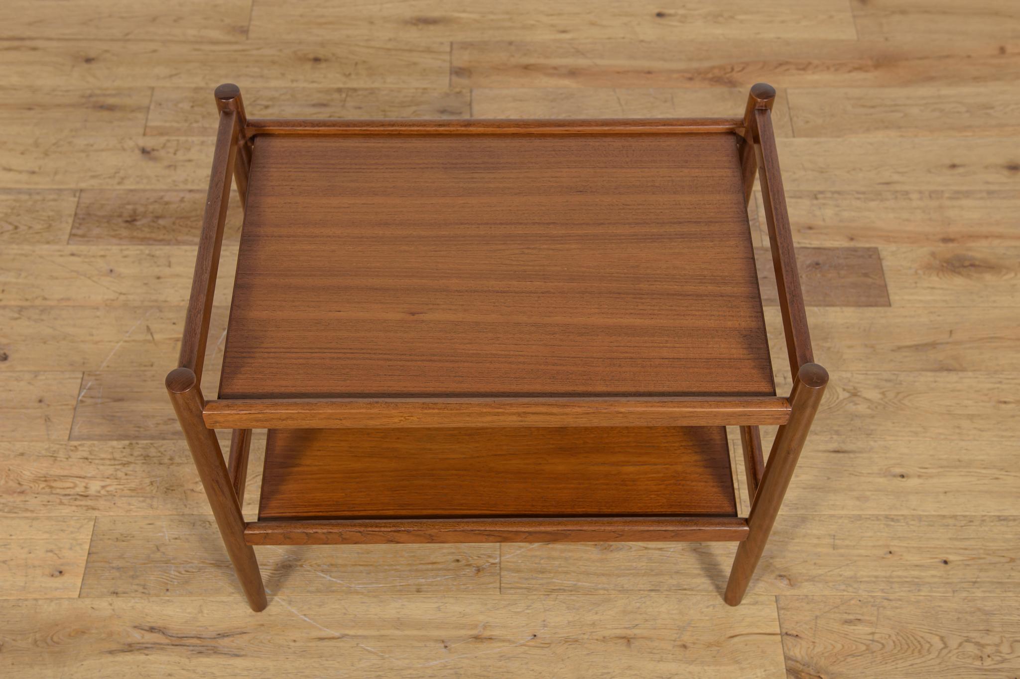 Mesa consola de teca de mediados de siglo, Dinamarca, 1970 Danés en venta