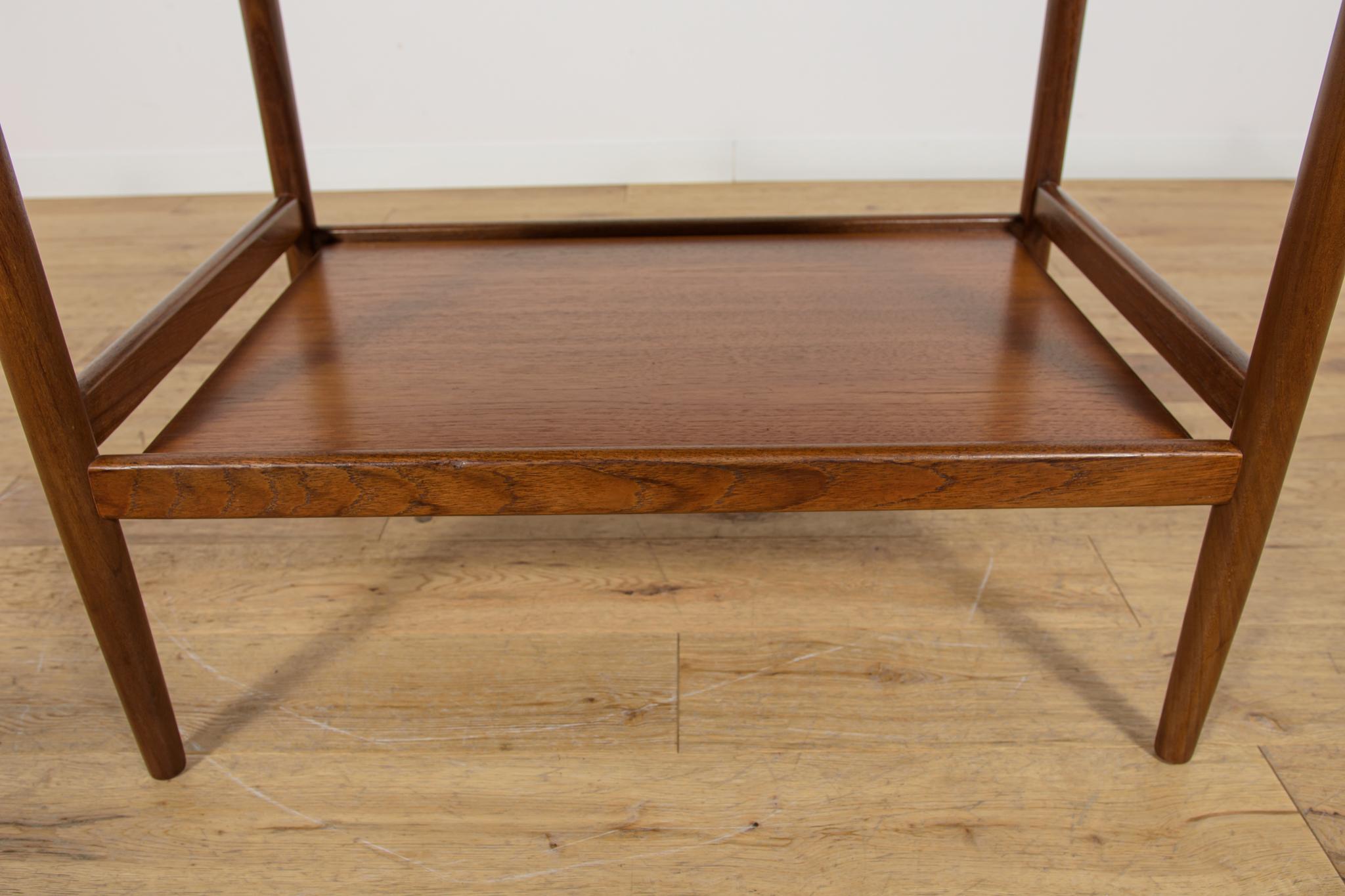 Mesa consola de teca de mediados de siglo, Dinamarca, 1970 finales del siglo XX en venta
