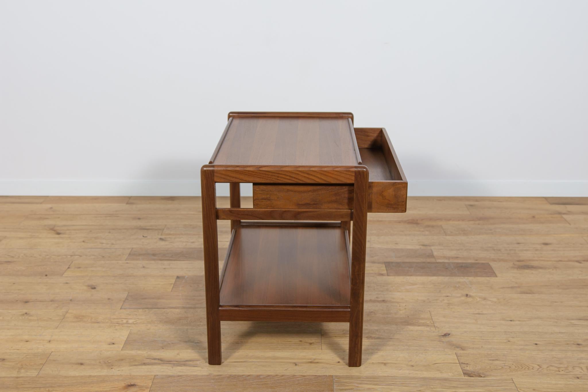 Table console en teck du milieu du siècle, Danemark, années 1970 en vente 1