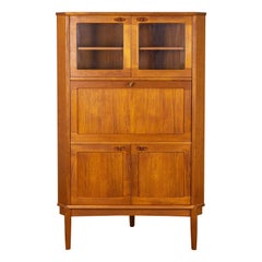 Midcentury Teak Corner Cabinet by H. W. Klein for Bramin, 1960s