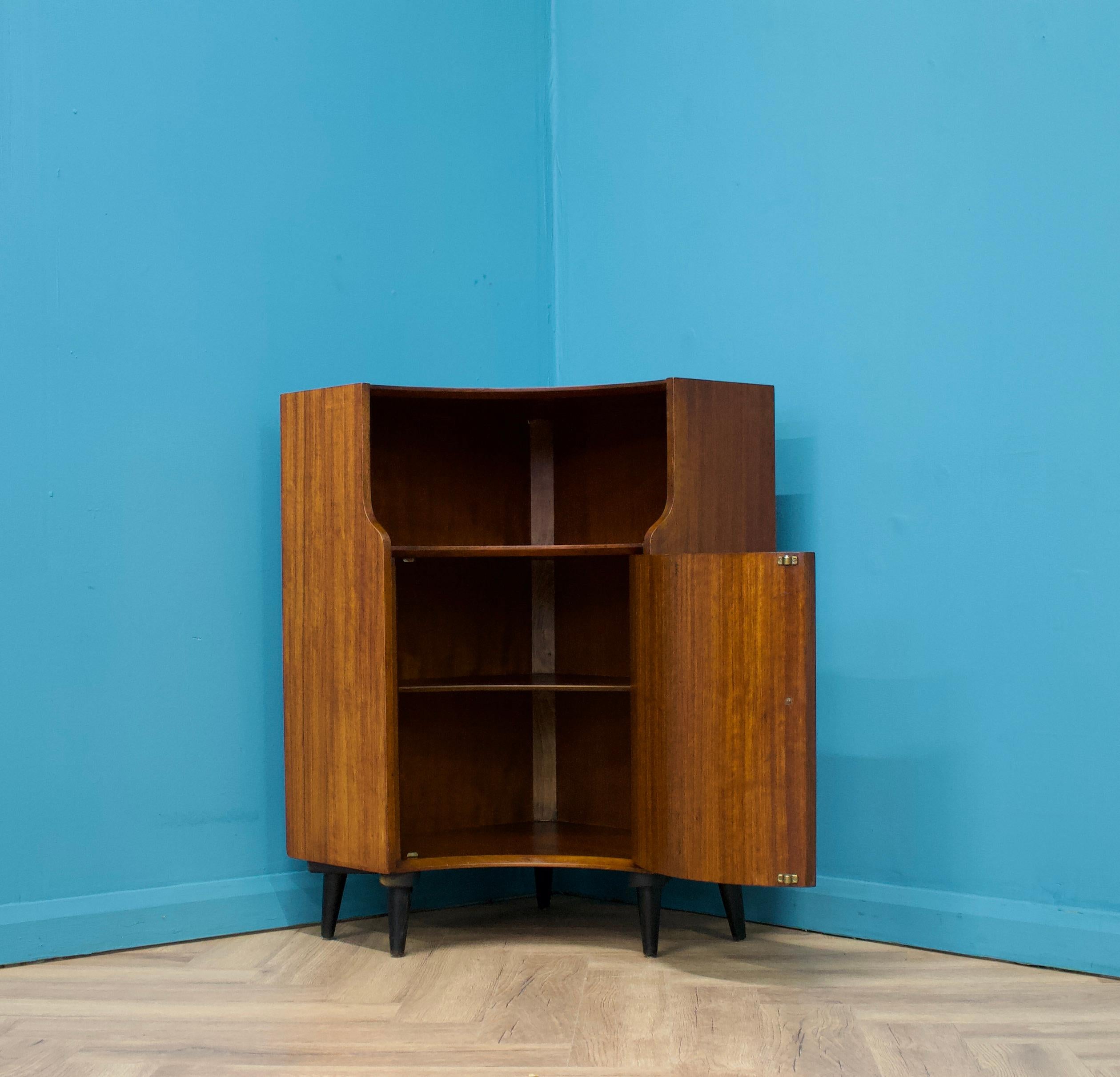 Mid-Century Modern Mid Century Teak Corner Unit, 1960s