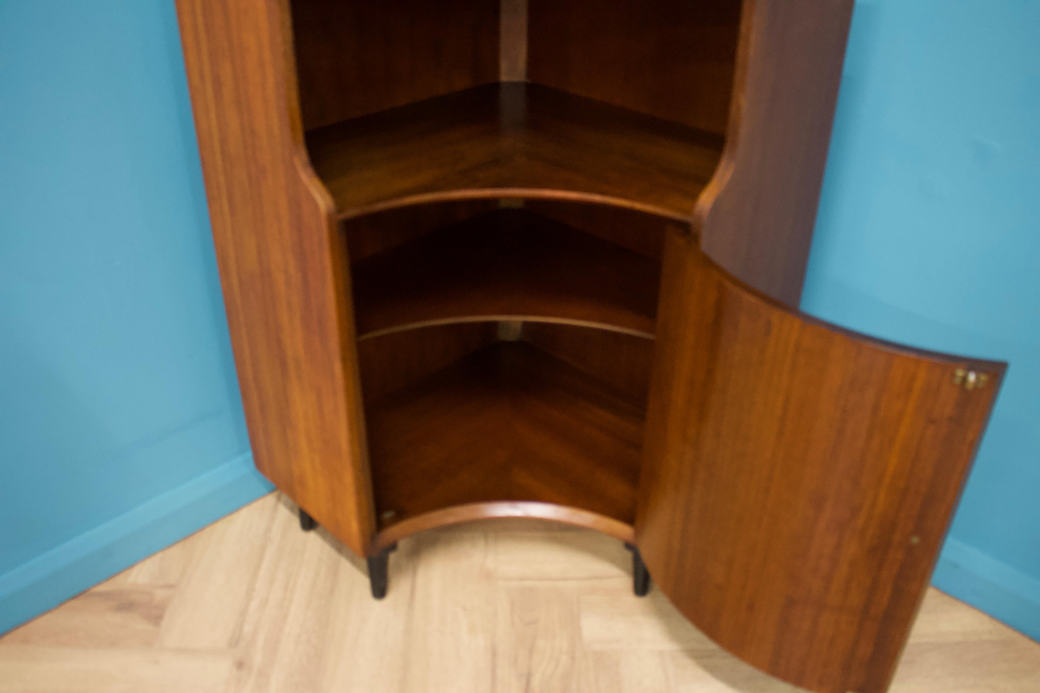 Mid Century Teak Corner Unit, 1960s 1