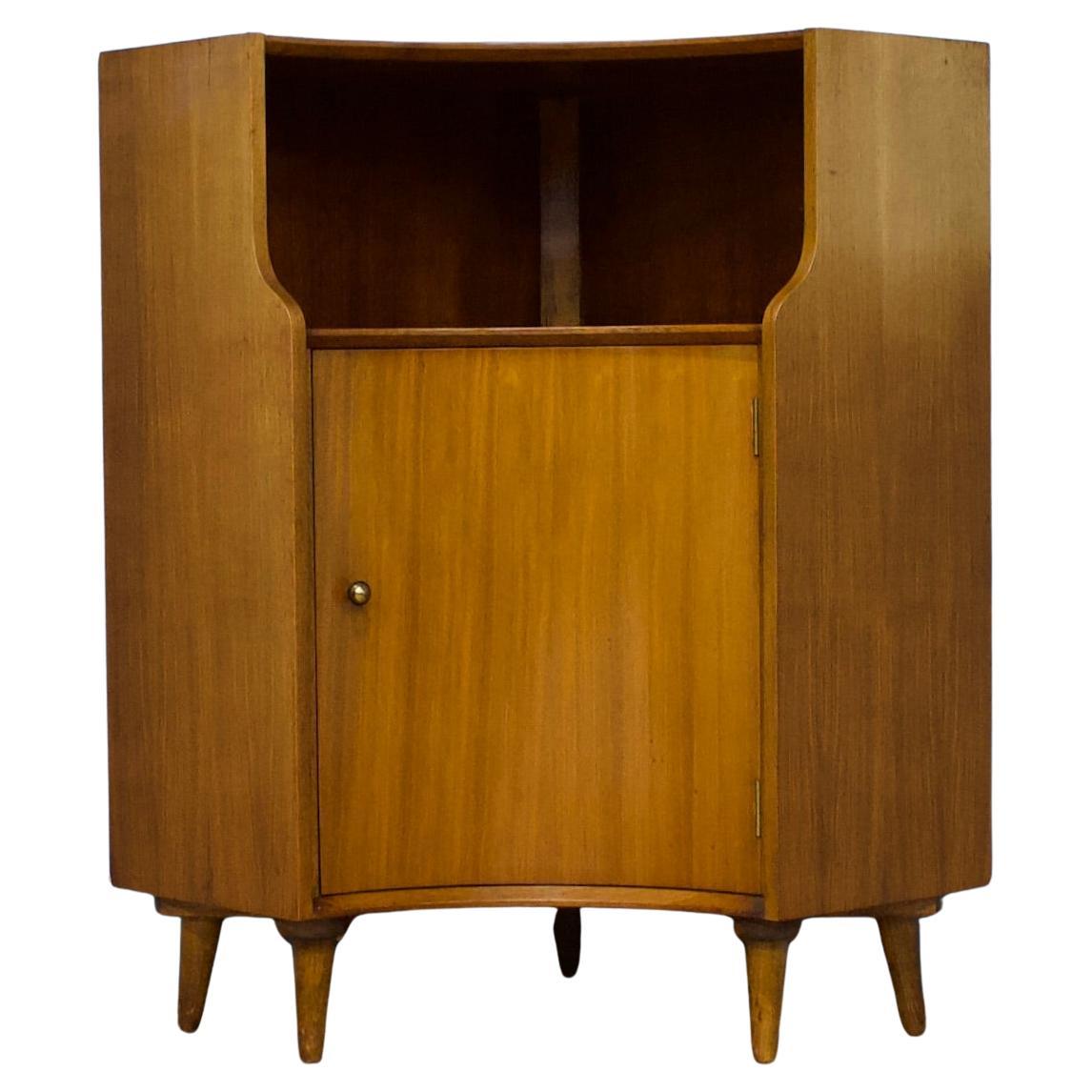 Unità angolare in teak del Mid Century, anni 
60 in vendita