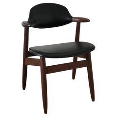 Mid Century Teakholz Kuhhorn Stuhl Tijsseling 1960s