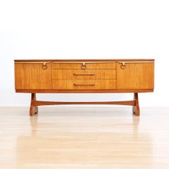 Mid Century Teak Credenza by Beautility