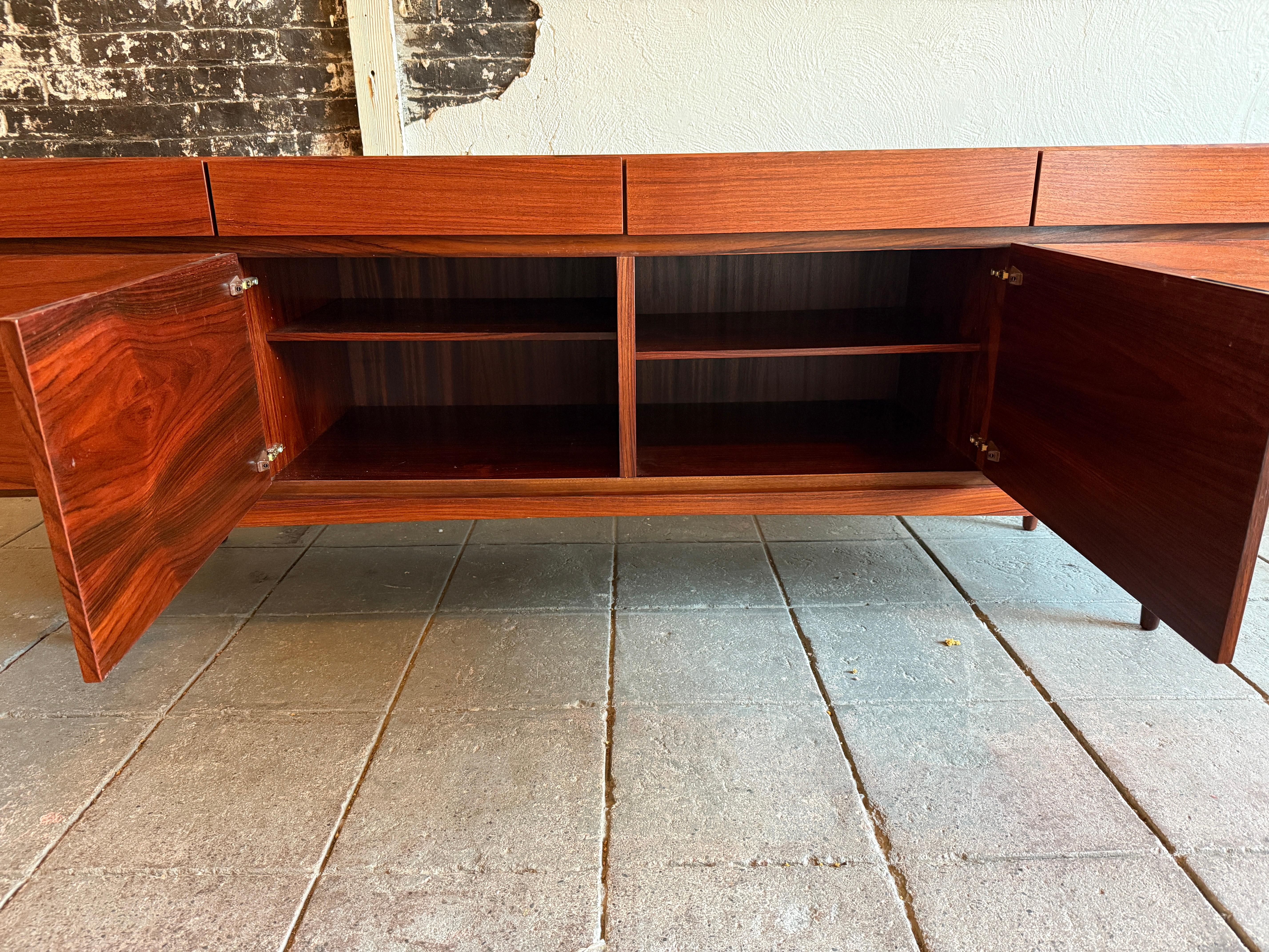 Mid century Rosewood Credenza by Ib Kofod-Larsen Faarup Møbelfabrik Model FA66 1