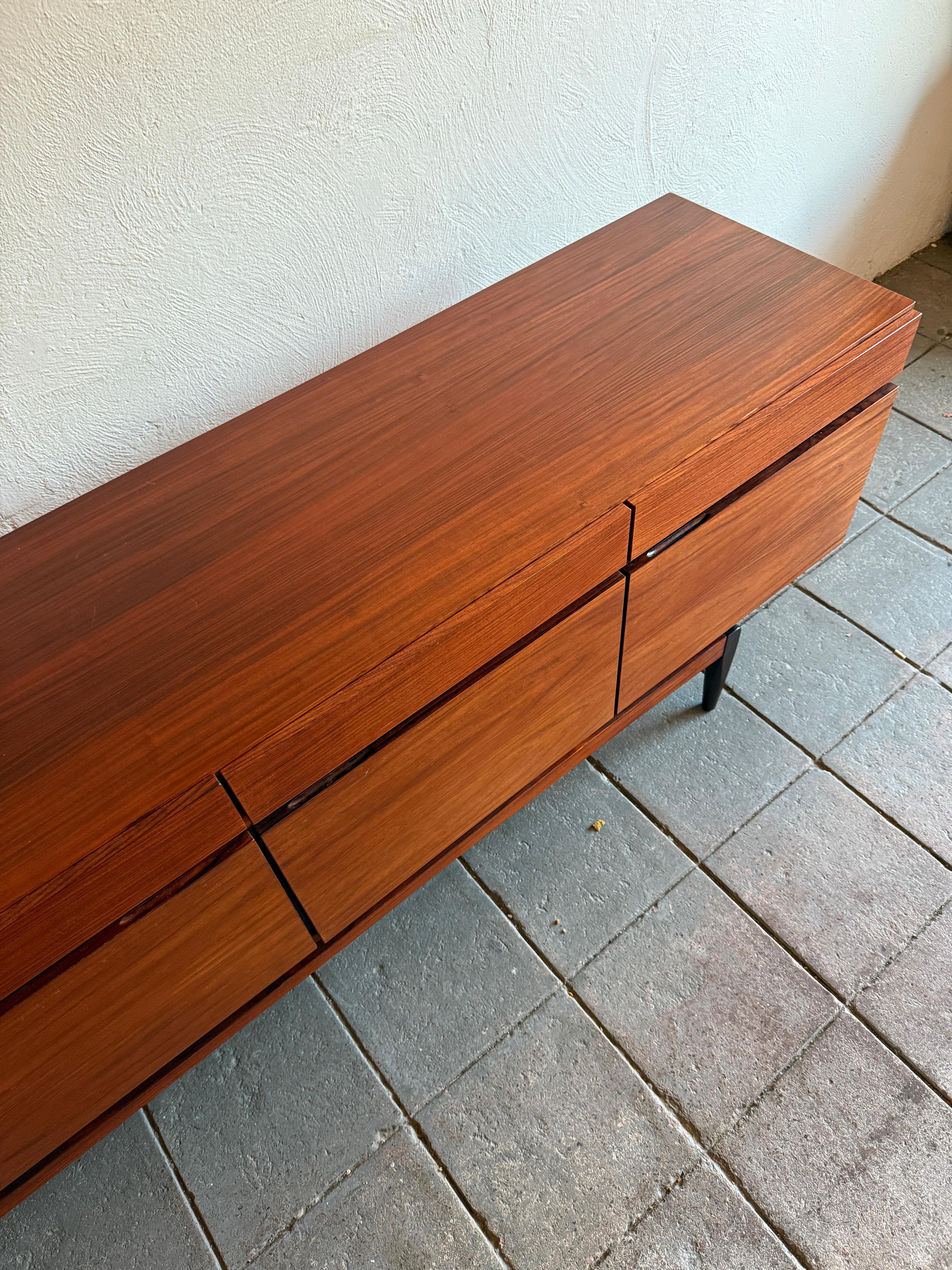 Mid century Rosewood Credenza by Ib Kofod-Larsen Faarup Møbelfabrik Model FA66 3
