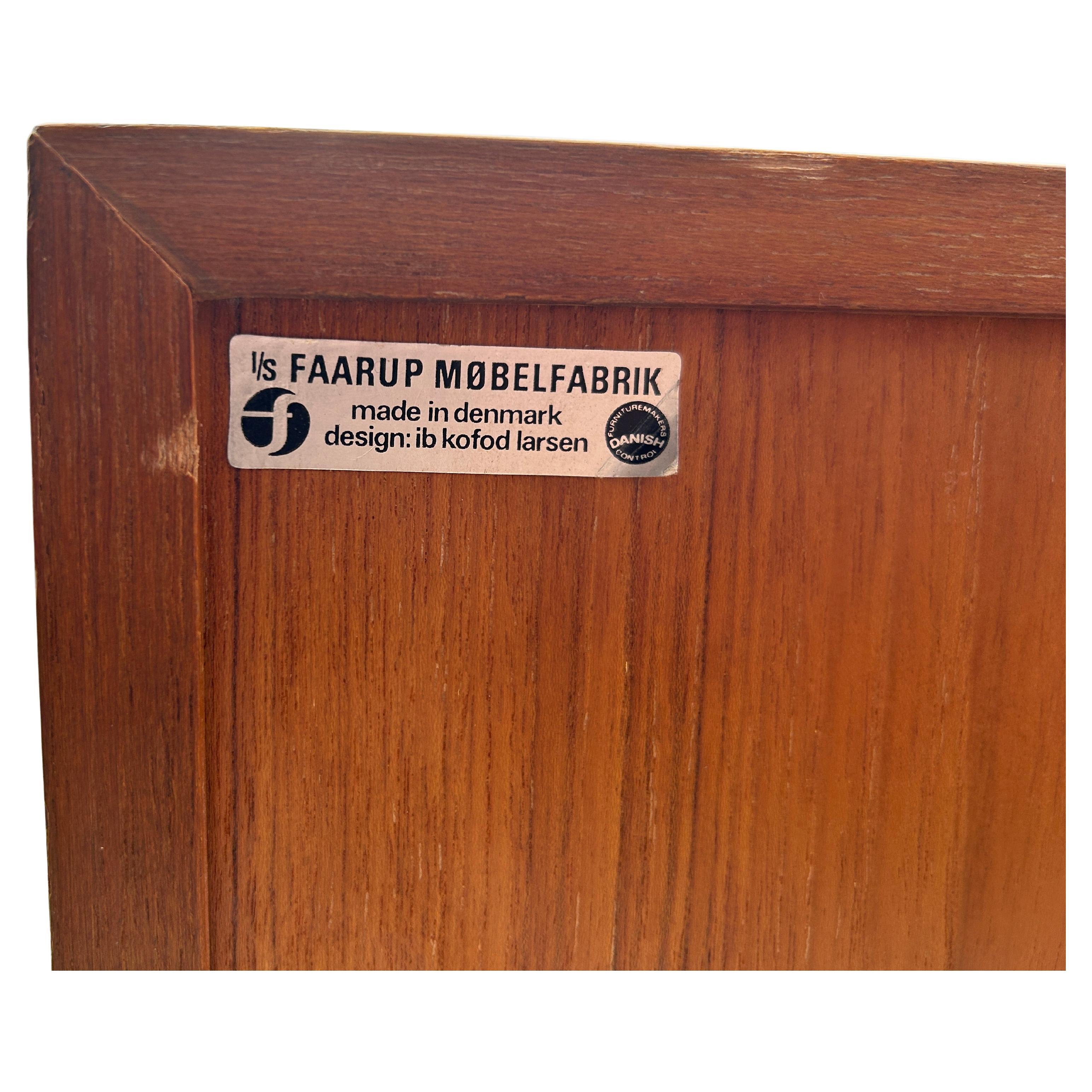 Midcentury Teak Credenza by Ib Kofod-Larsen for Faarup Møbelfabrik Model FA66 4