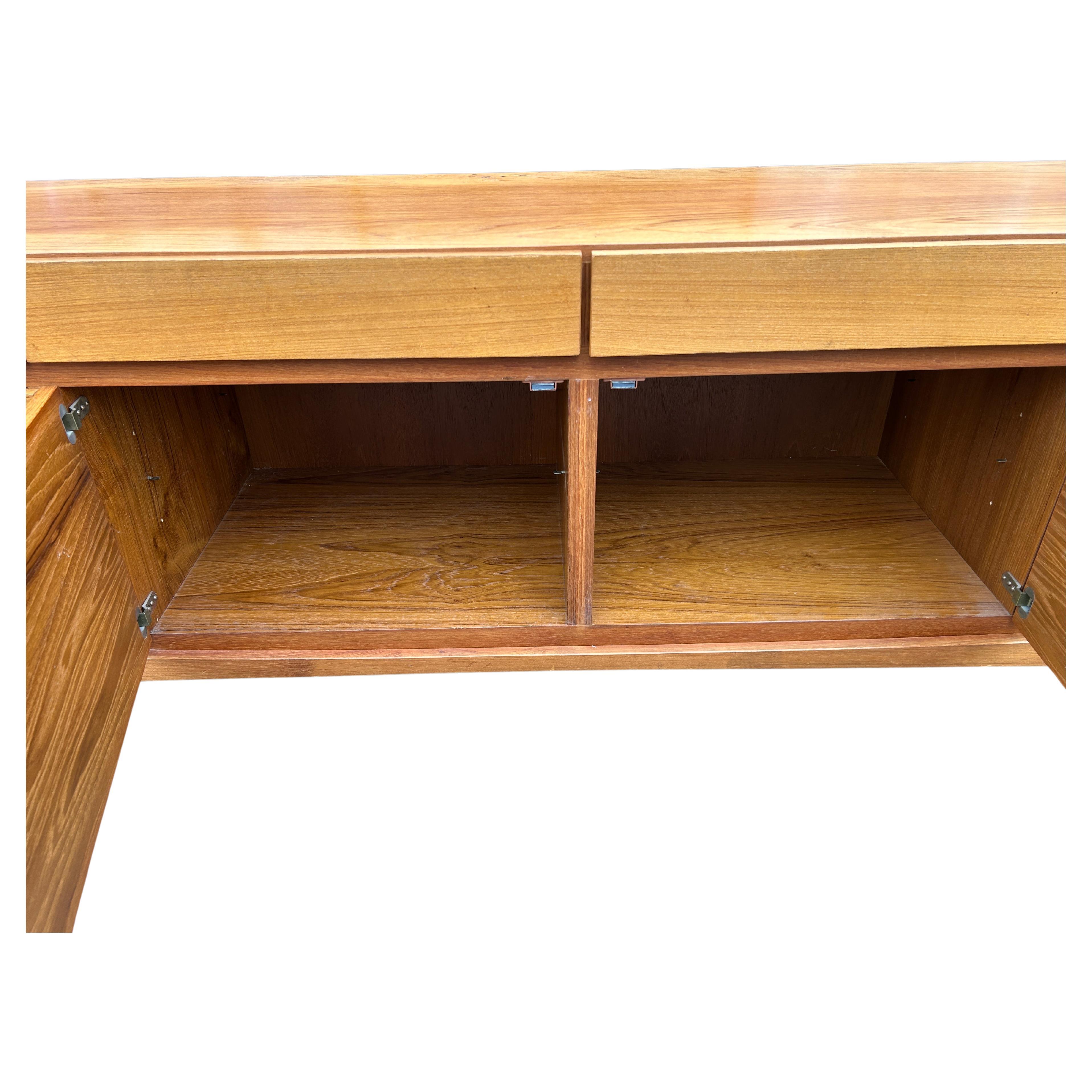 Woodwork Midcentury Teak Credenza by Ib Kofod-Larsen for Faarup Møbelfabrik Model FA66