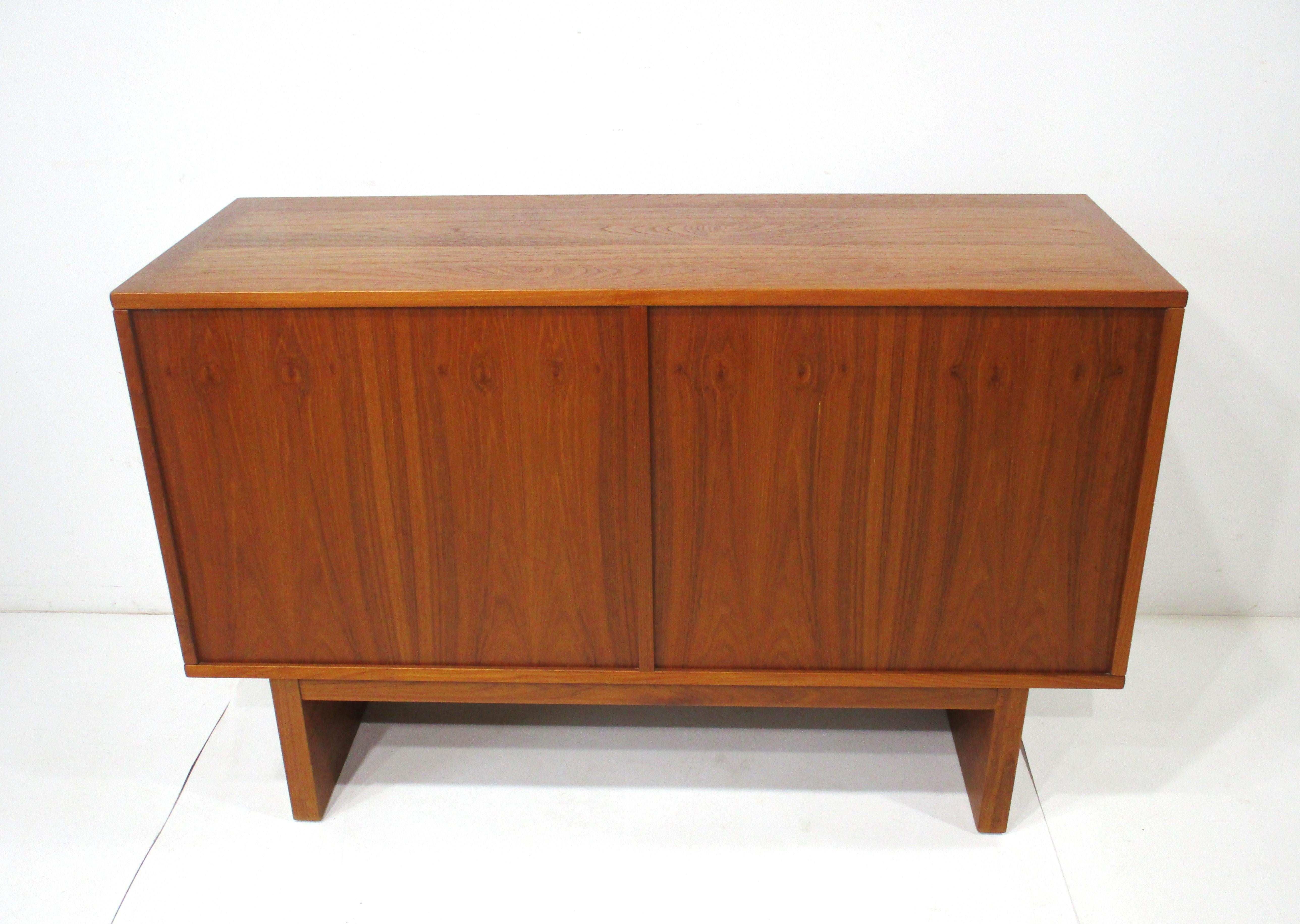 Mid Century Teak Credenza by Johannes Andersen for Dyrlund Denmark 5