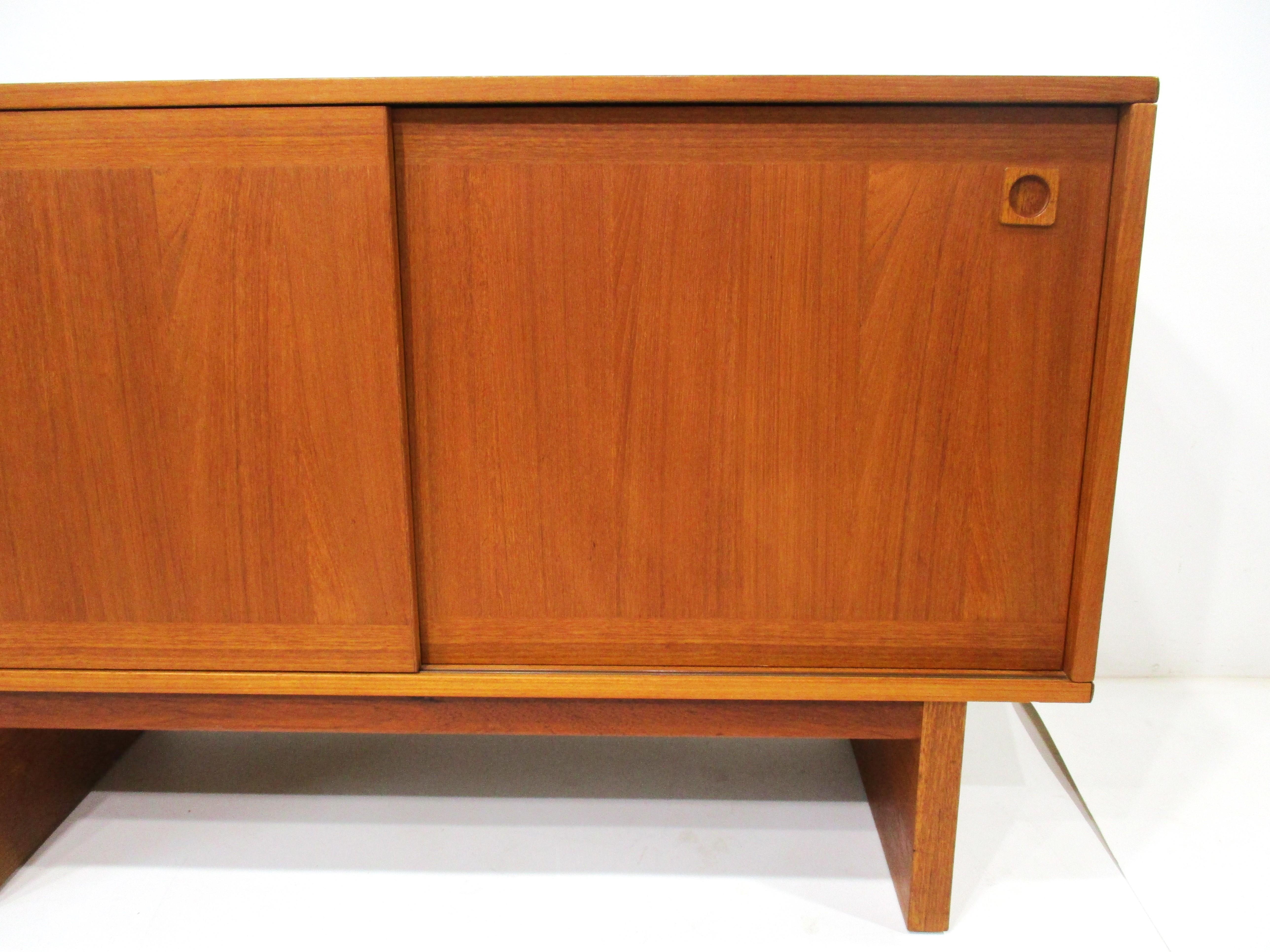 Mid-Century Modern Mid Century Teak Credenza by Johannes Andersen for Dyrlund Denmark
