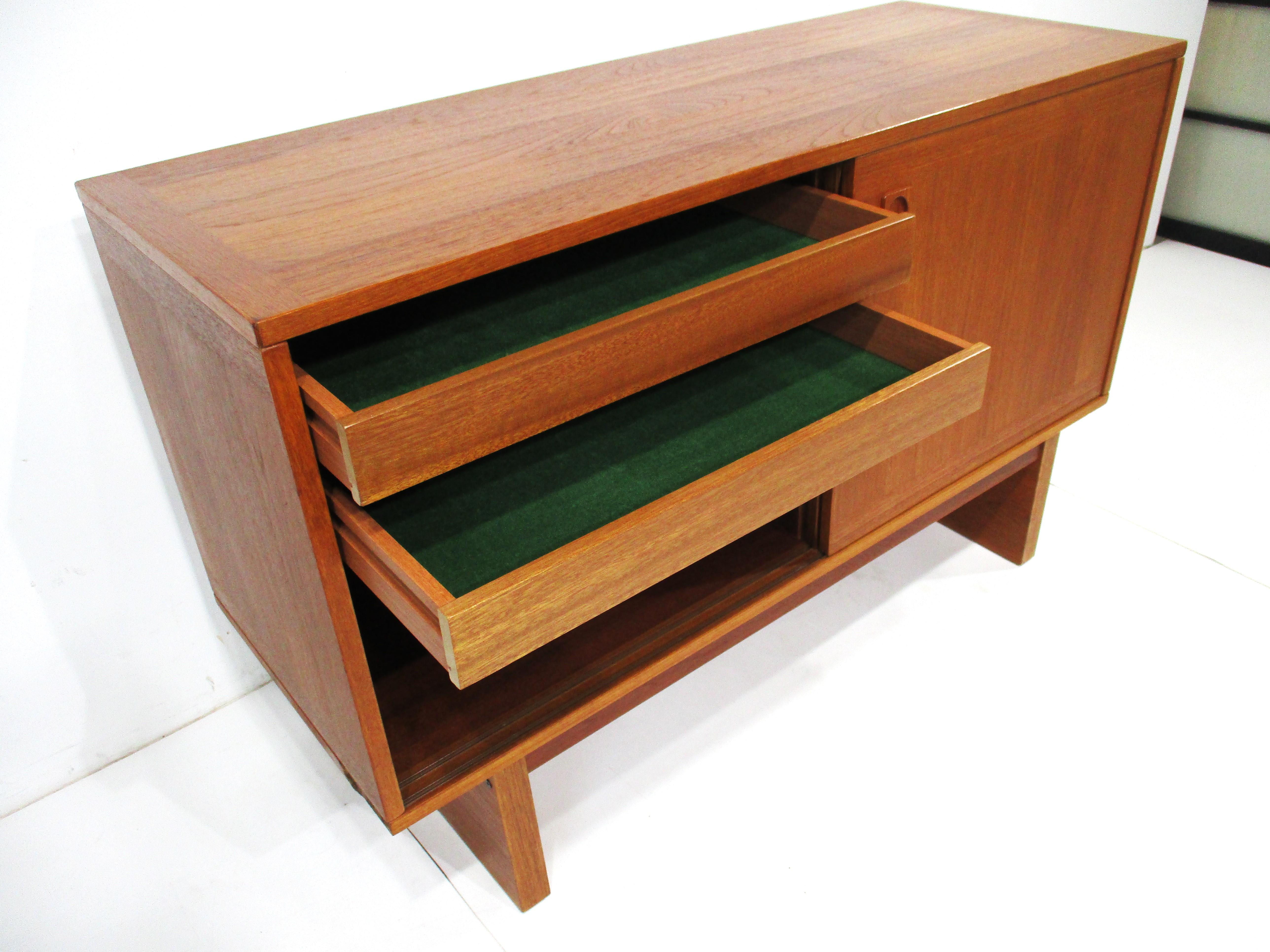 20th Century Mid Century Teak Credenza by Johannes Andersen for Dyrlund Denmark