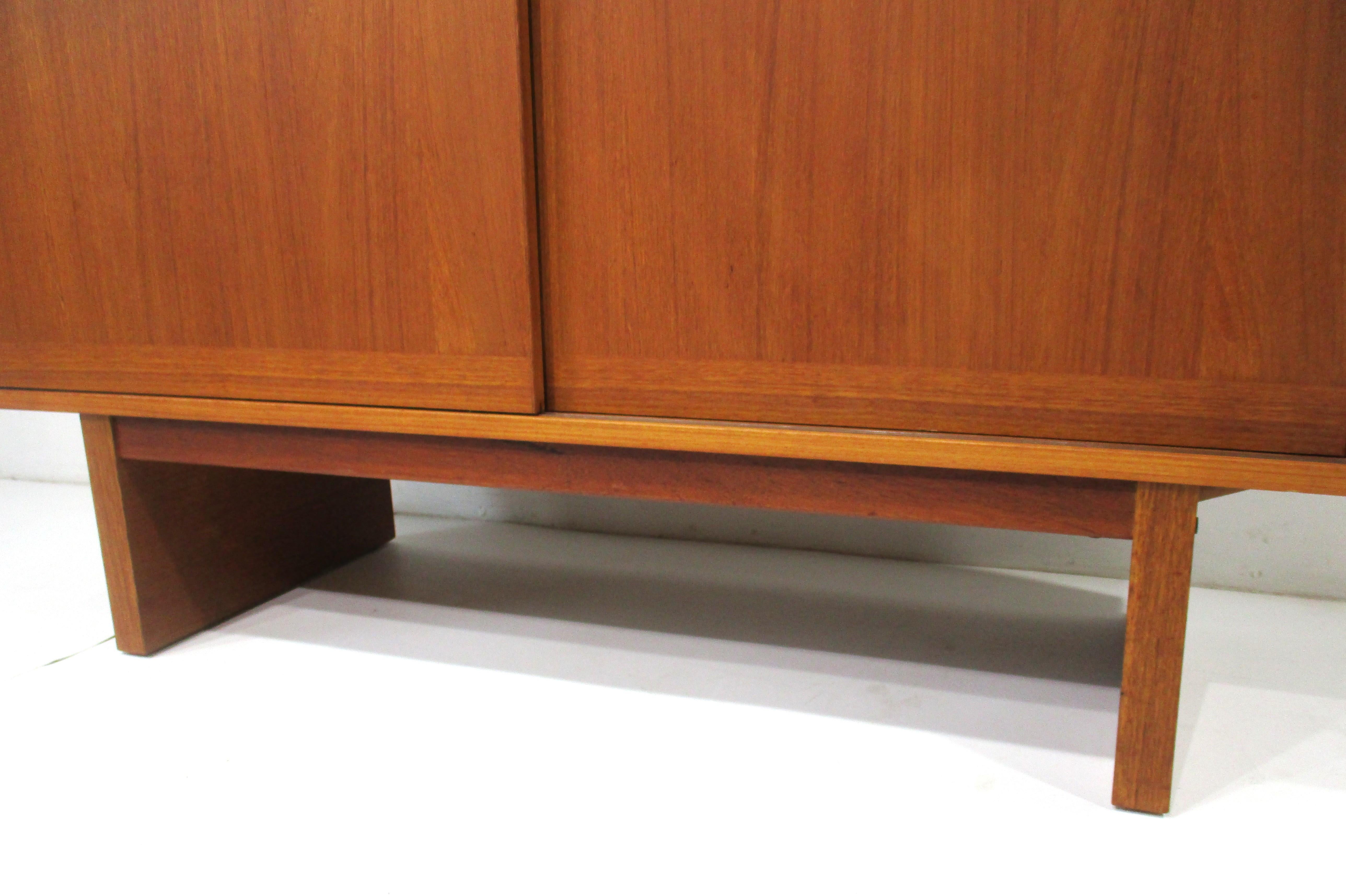 Mid Century Teak Credenza by Johannes Andersen for Dyrlund Denmark 3