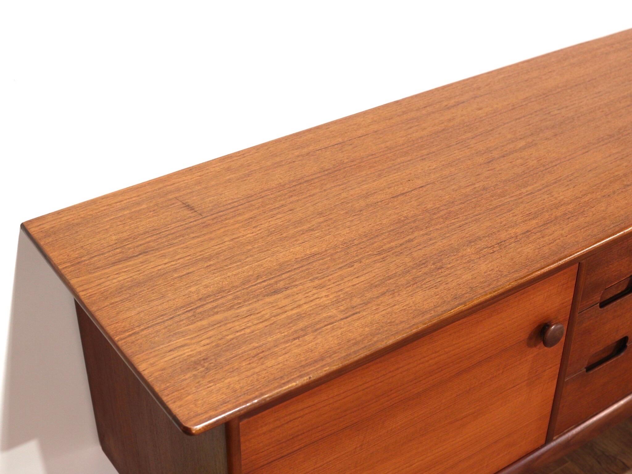 Mid-Century Teak Credenza by Younger Danish Style 8