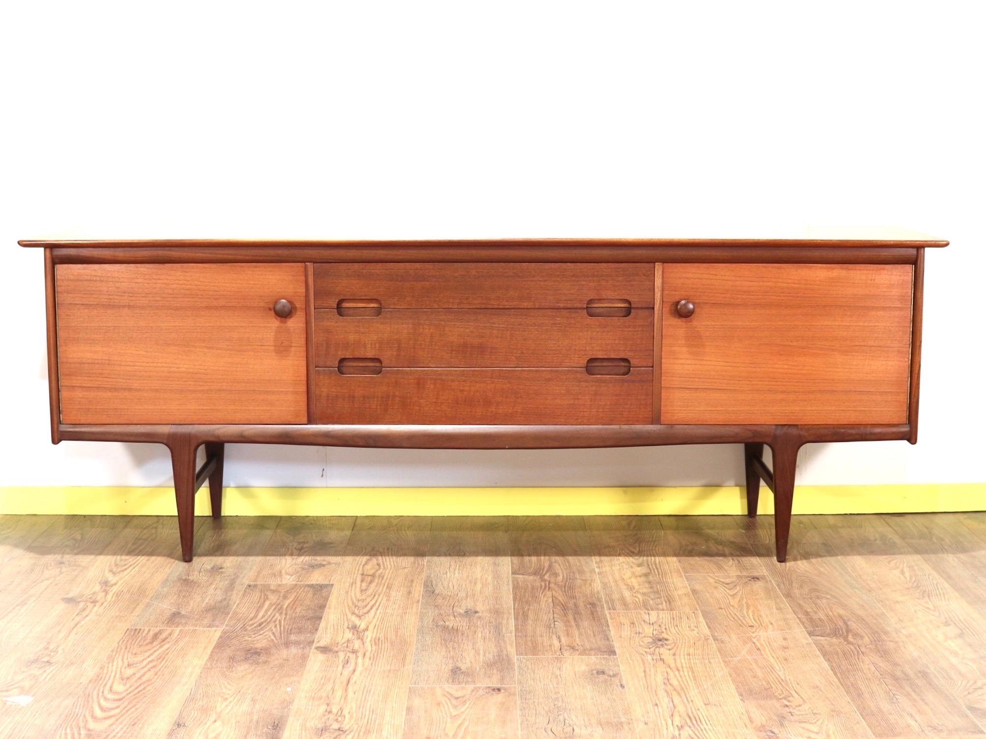 Mid-Century Modern Mid-Century Teak Credenza by Younger Danish Style