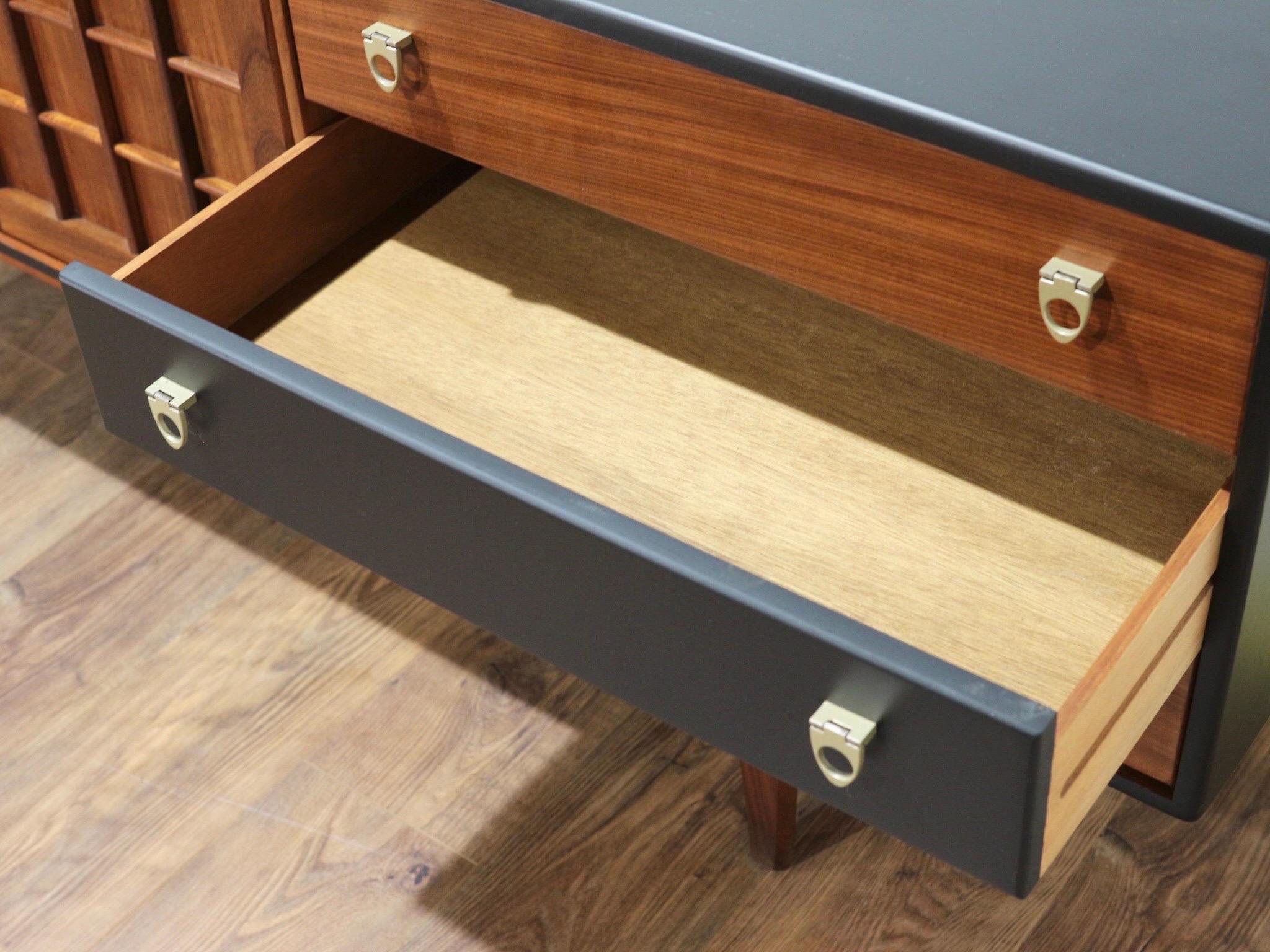 Mid Century Teak Credenza Sideboard by A.Younger 4