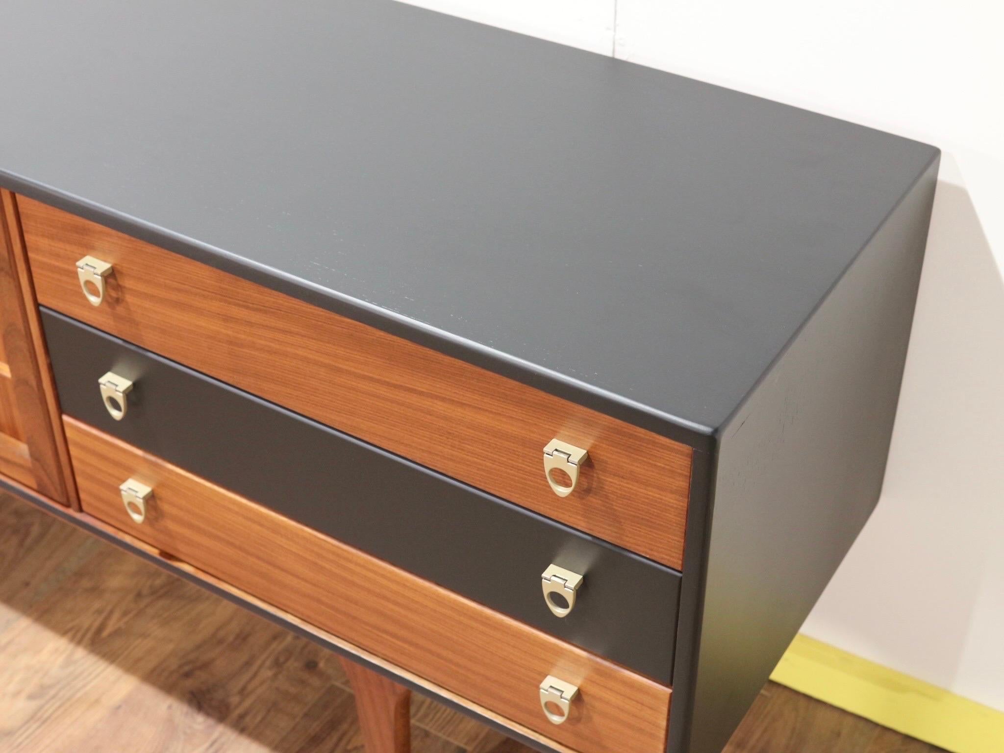 Mid Century Teak Credenza Sideboard by A.Younger 6