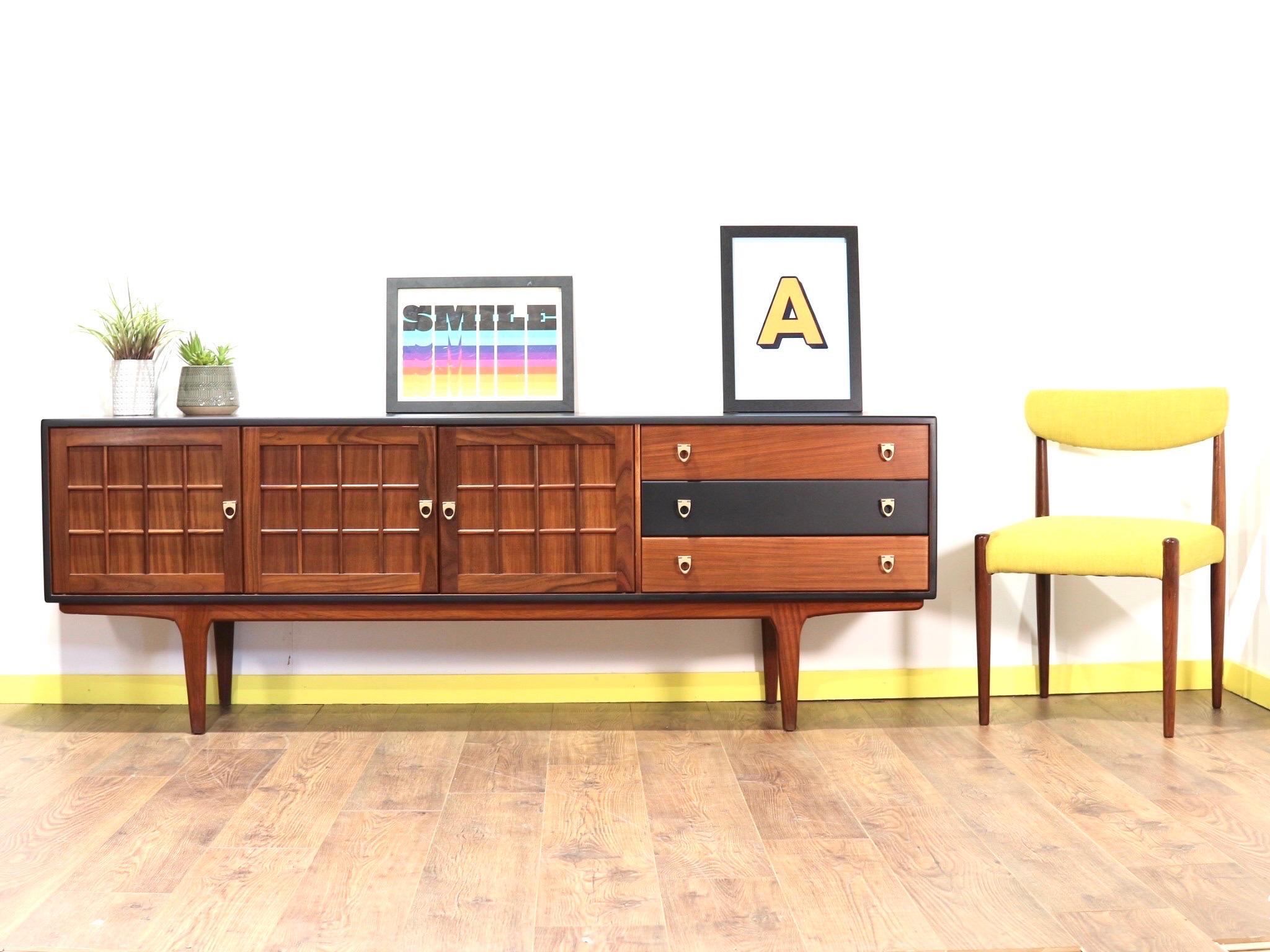 Mid Century Teak Credenza Sideboard by A.Younger 8