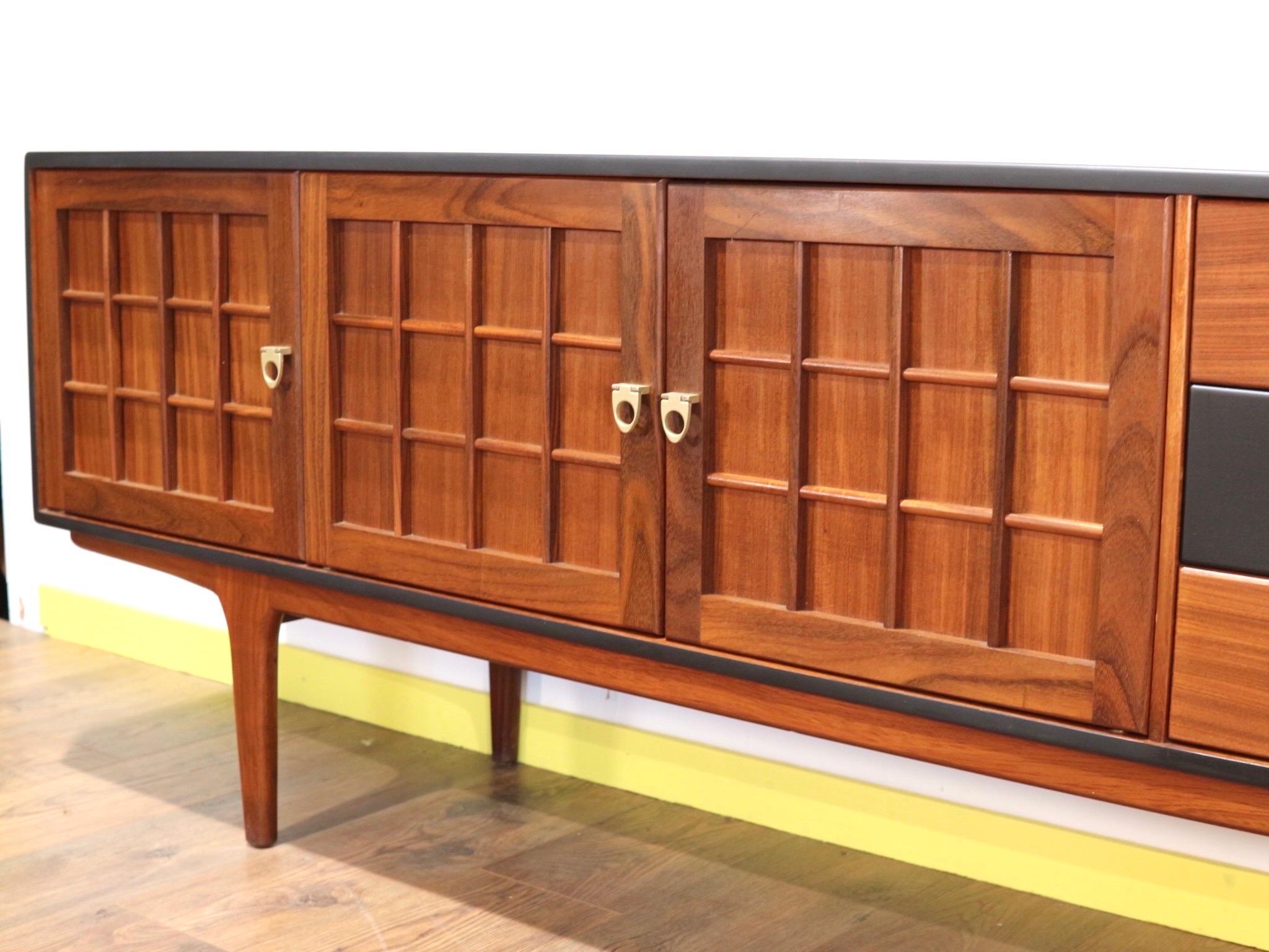 20th Century Mid Century Teak Credenza Sideboard by A.Younger