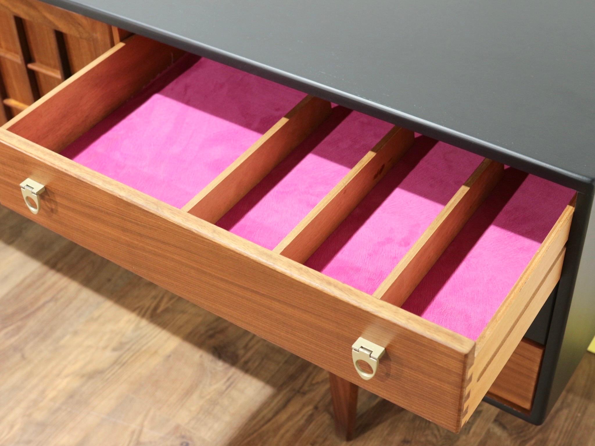 Mid Century Teak Credenza Sideboard by A.Younger 3