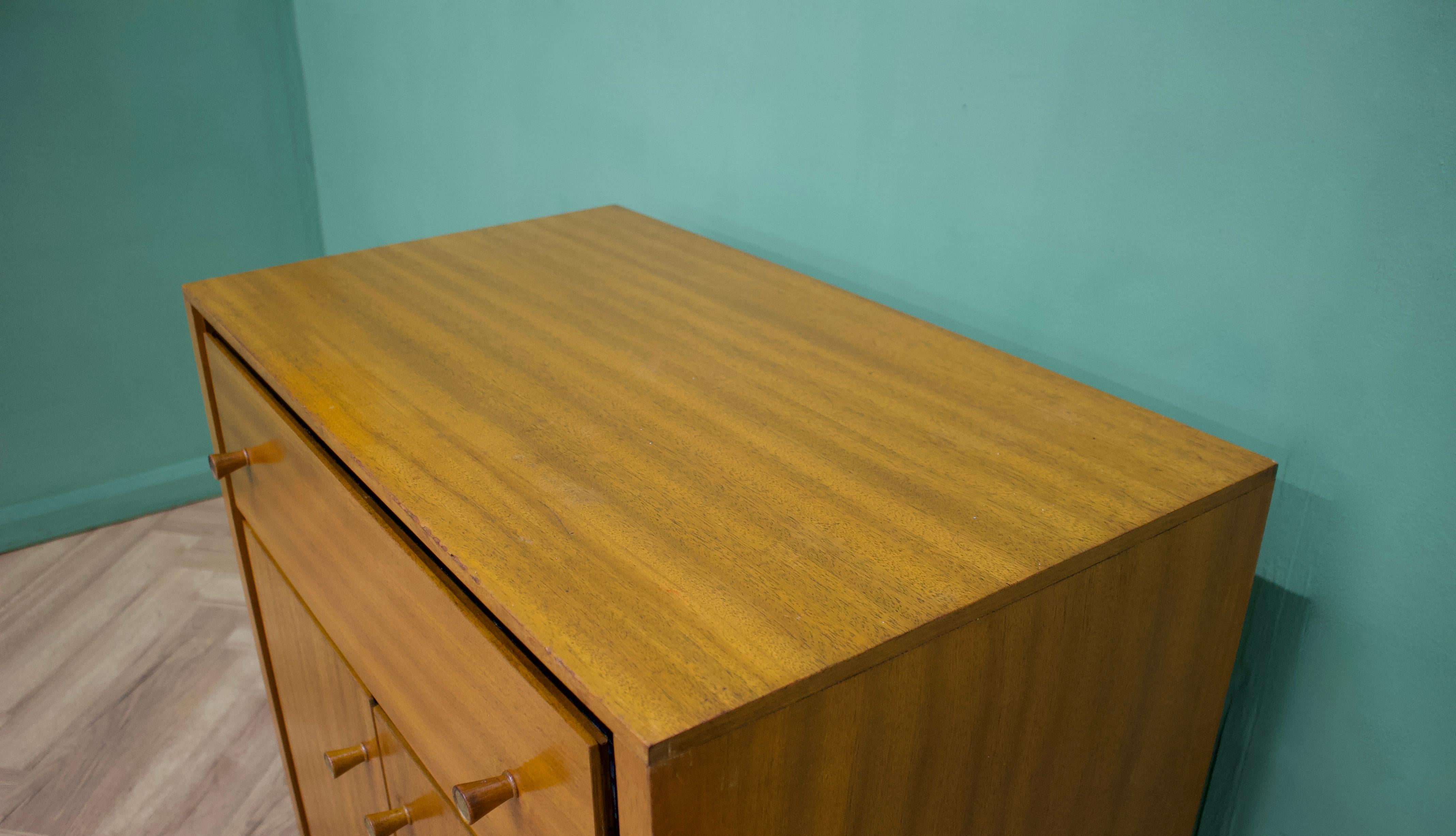 20th Century Mid-Century Teak Cupboard or Sideboard by Heals from Loughborough, 1950s For Sale