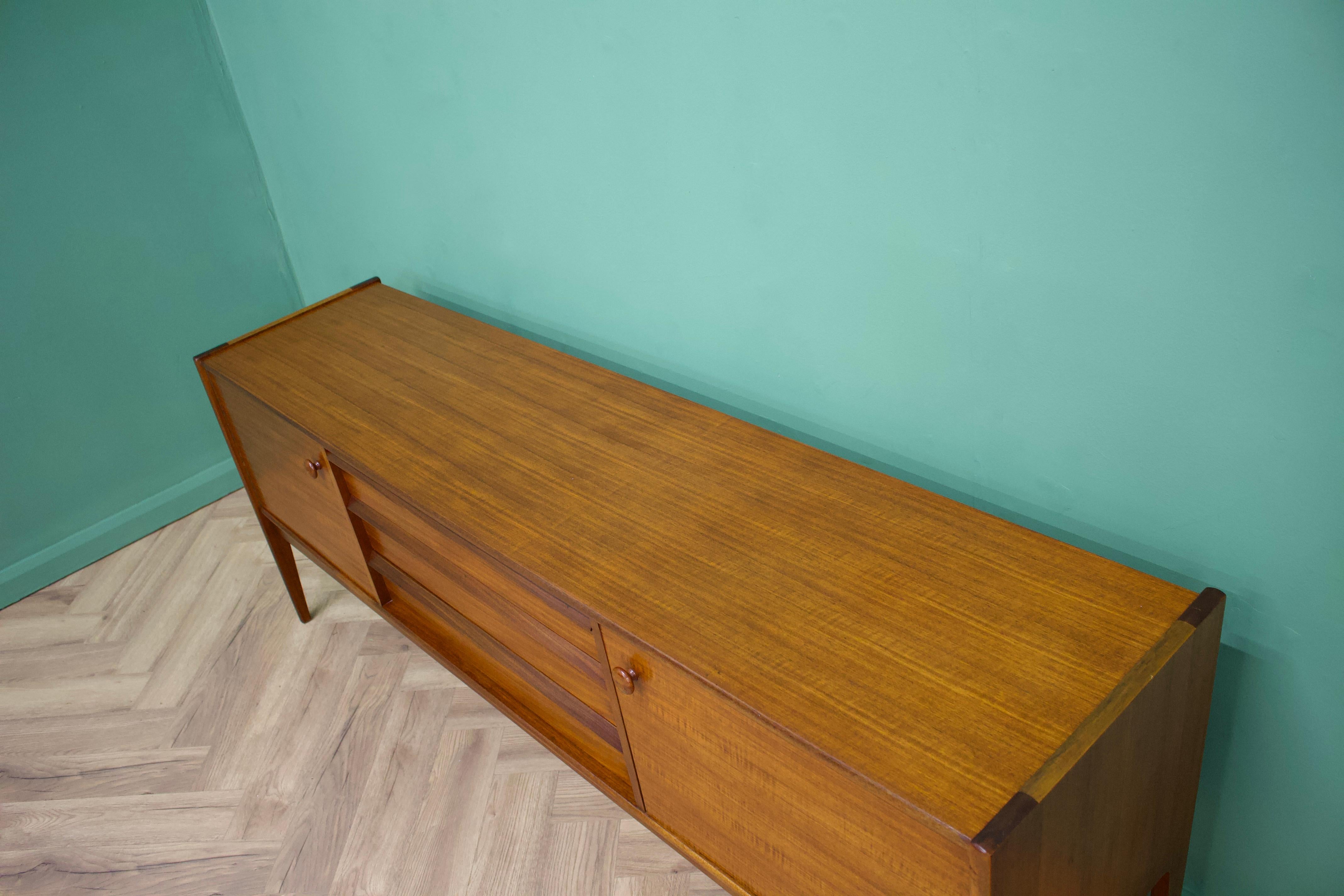 Veneer Midcentury Teak 'Da Silva' Sideboard by John Herbert for Younger, 1960s