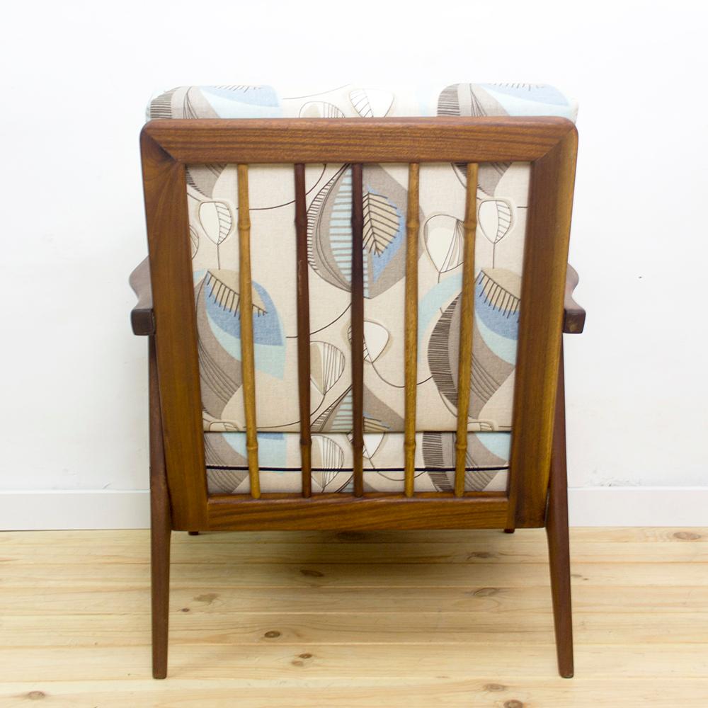 Midcentury Teak Armchair For Sale 1