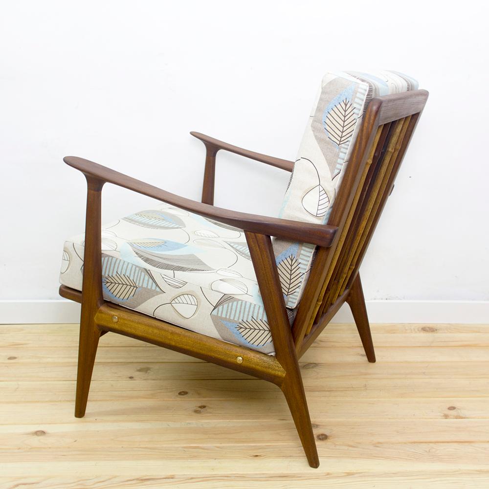 Midcentury Teak Armchair For Sale 3