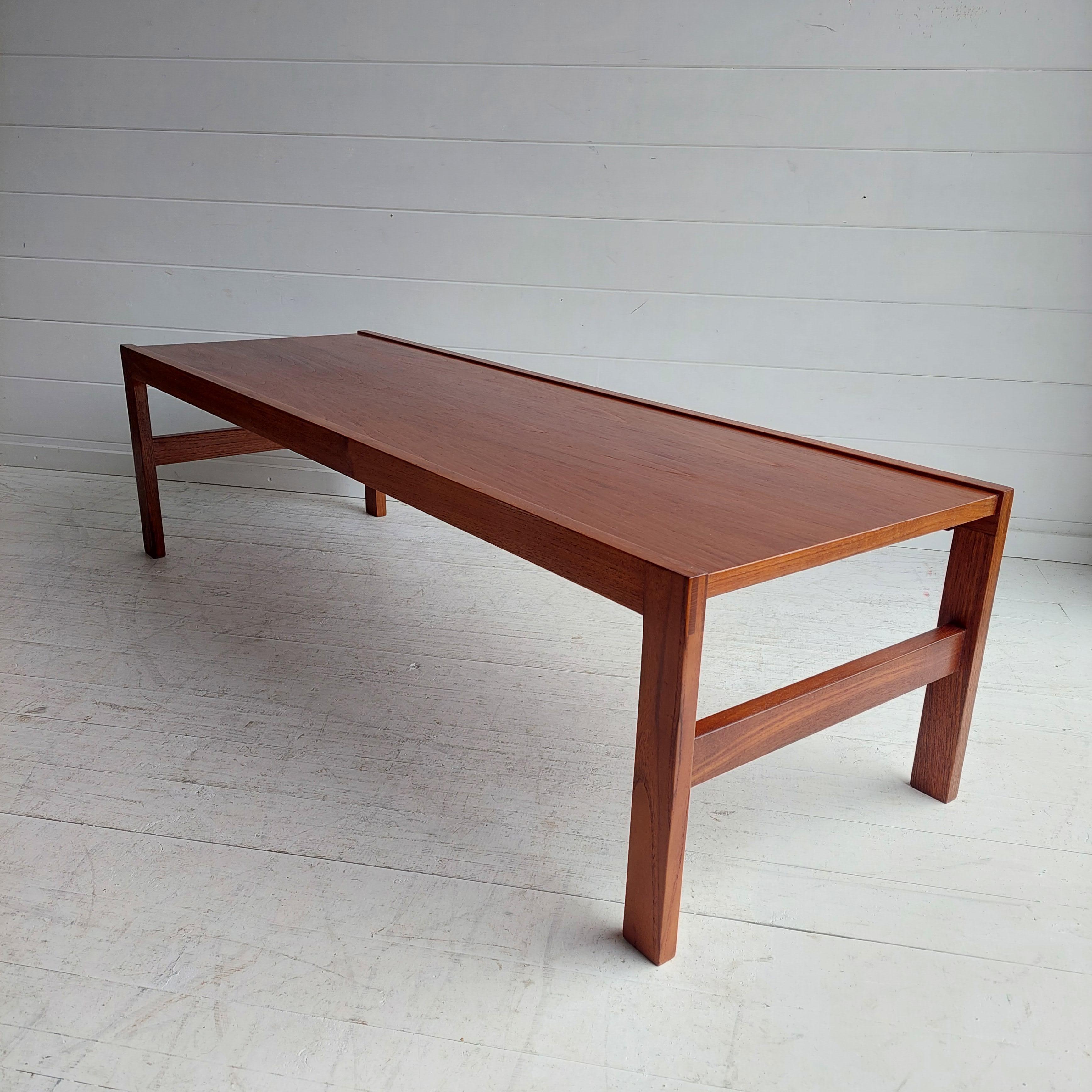 Mid-Century Modern Mid Century Teak Danish coffee table, 1960s