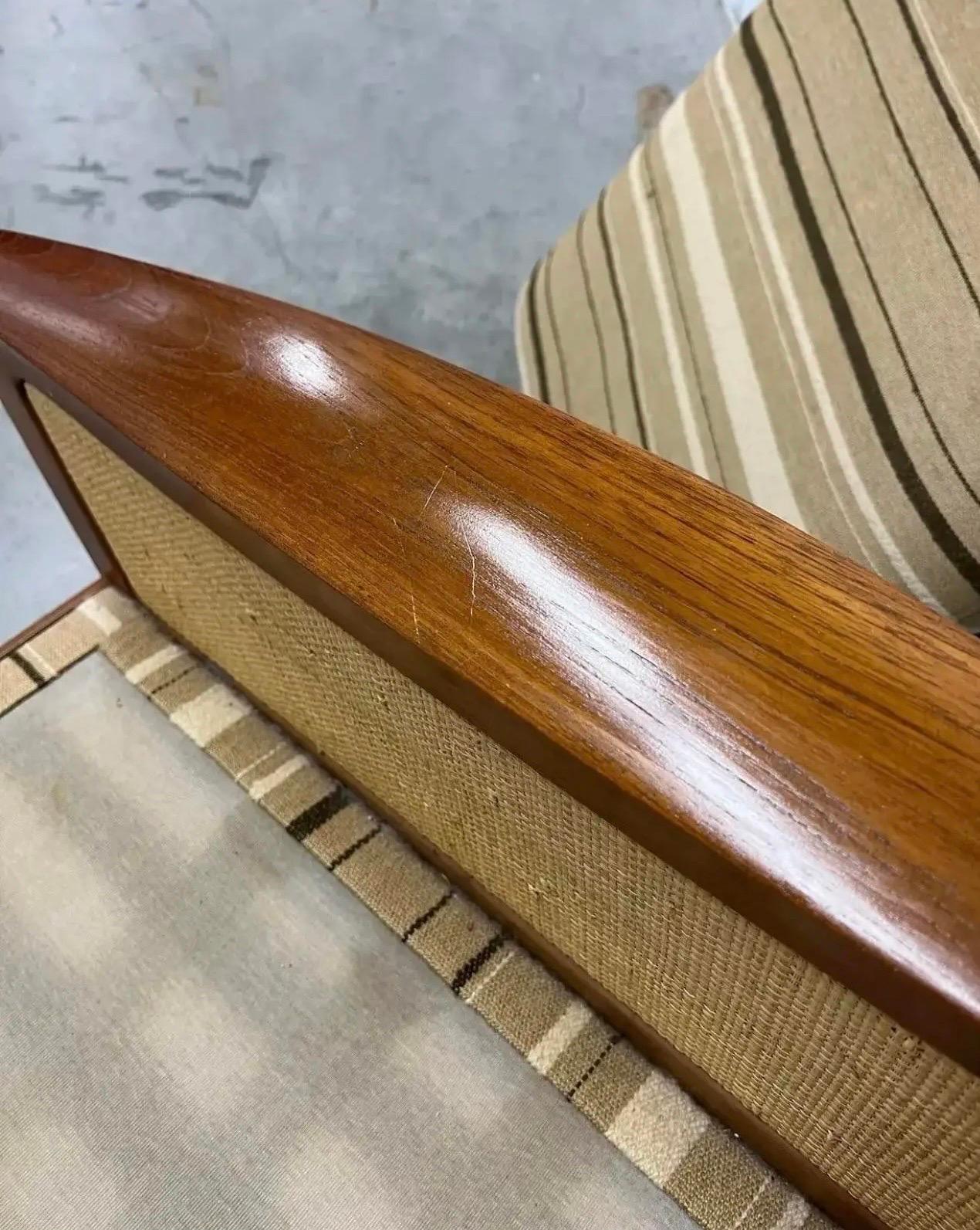 Mid Century Teak Danish Komfort Lounge Chair 5