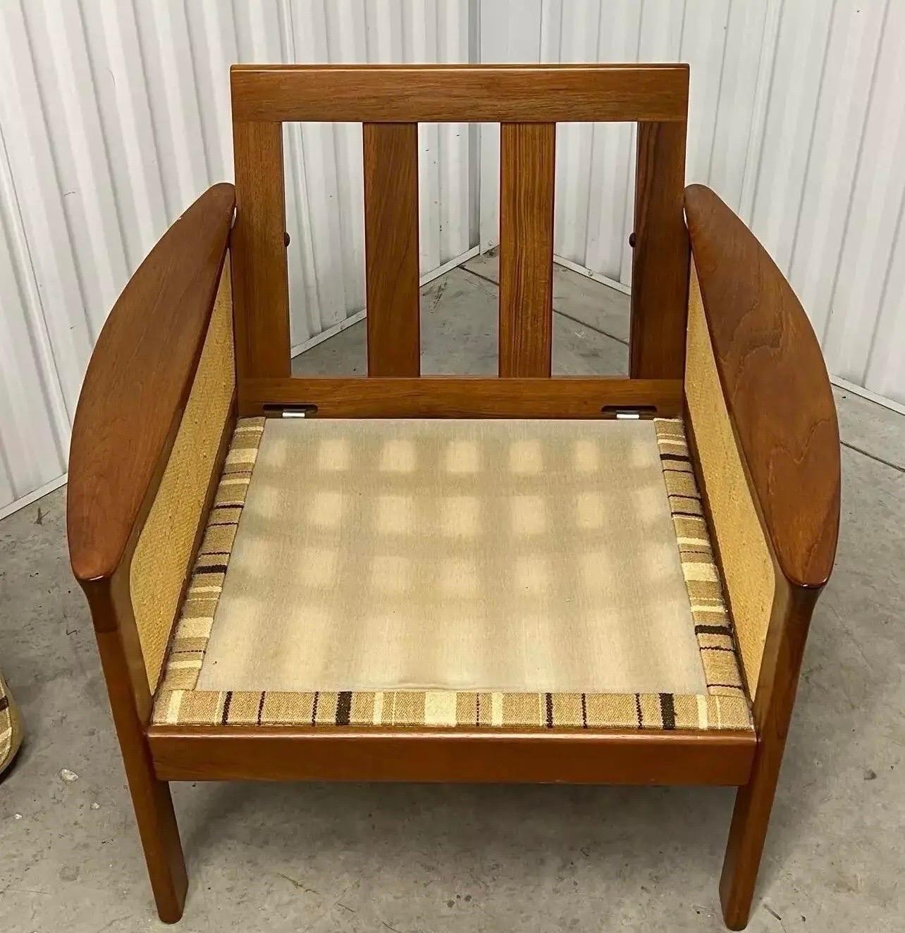 Mid Century Teak Danish Komfort Lounge Chair 1