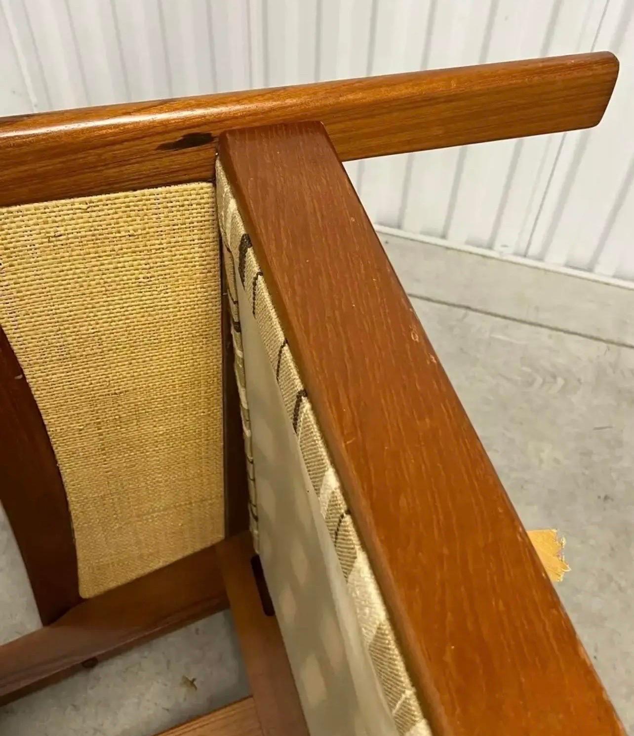 Mid Century Teak Danish Komfort Lounge Chair 4