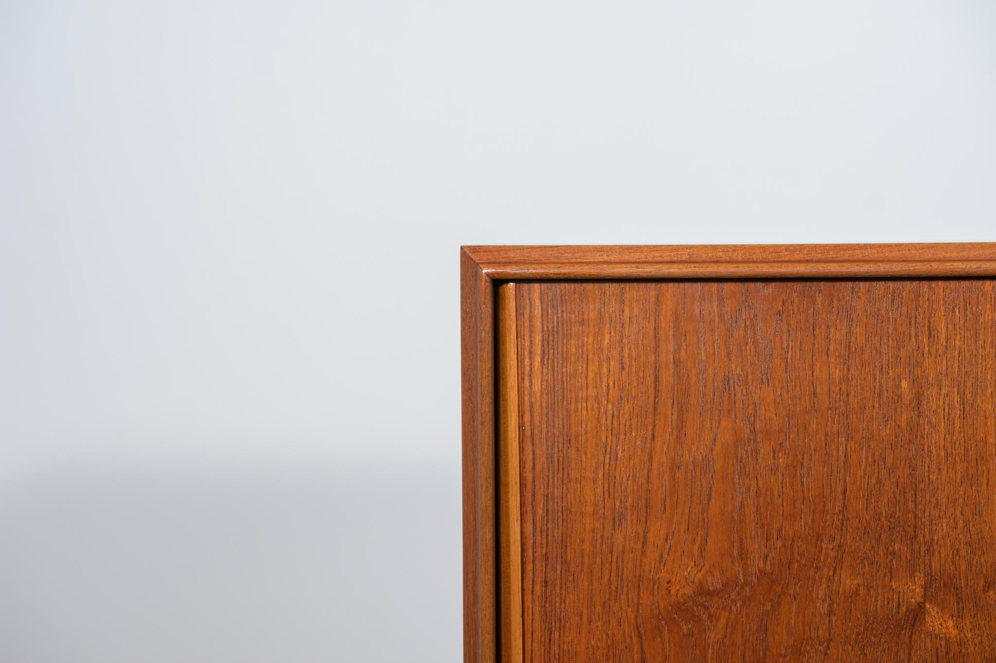 Mid Century Teak Danish Sideboard by E. W. Bach for Sejling Skabe, 1960s For Sale 9