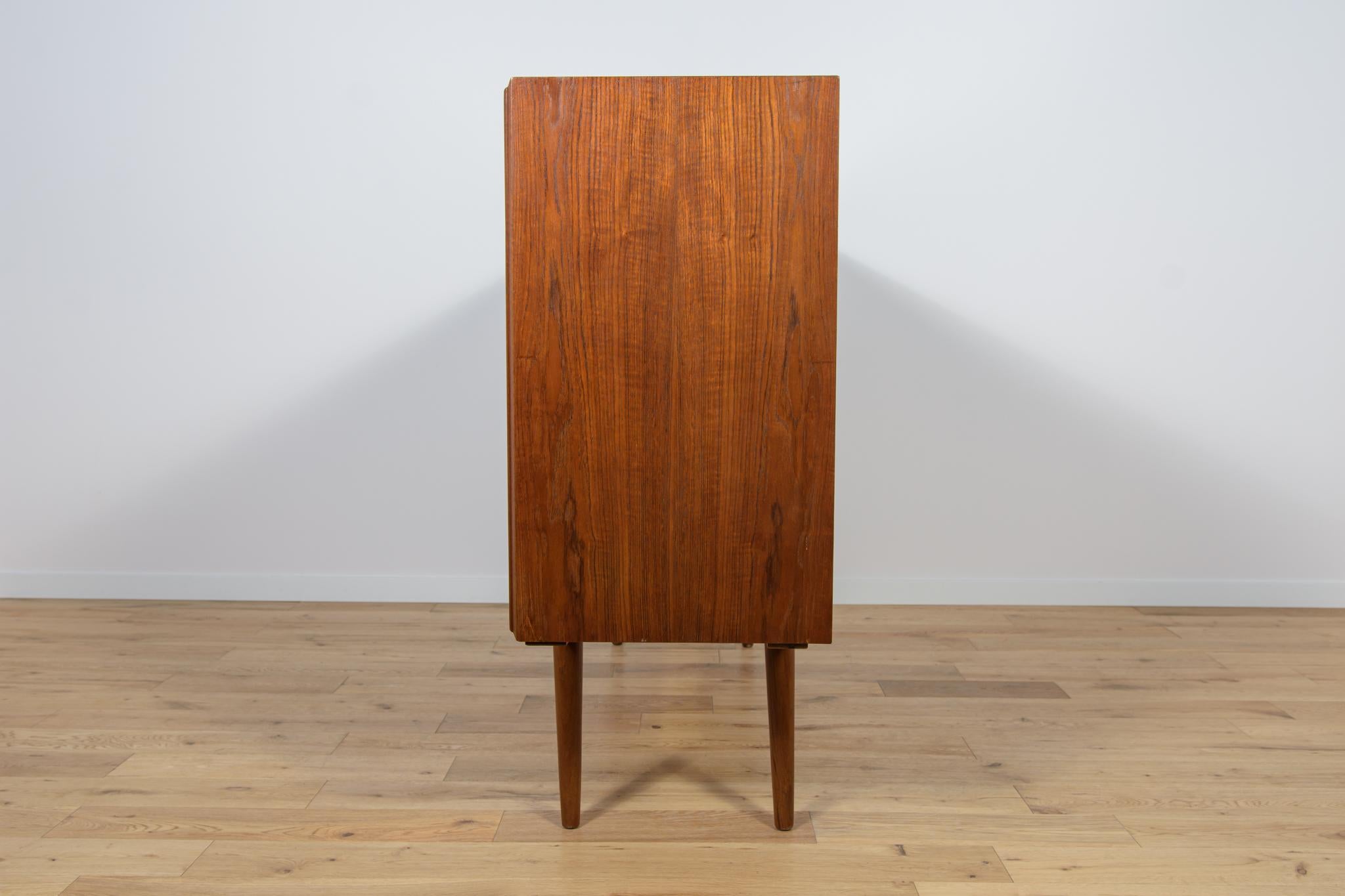 Woodwork Mid Century Teak Danish Sideboard by E. W. Bach for Sejling Skabe, 1960s For Sale