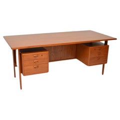 Vintage Mid-Century Teak Desk By Kai Kristiansen