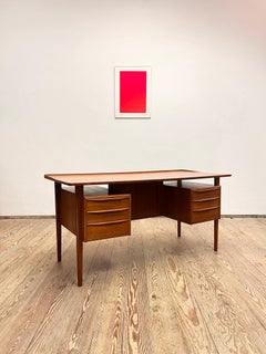 Mid-Century Teak Desk by Peter Løvig Nielsen, Denmark, 1970s