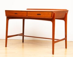 Midcentury Teak Desk by Svend Aage Madsen for Sigurd Hansen, Danish, circa 1960