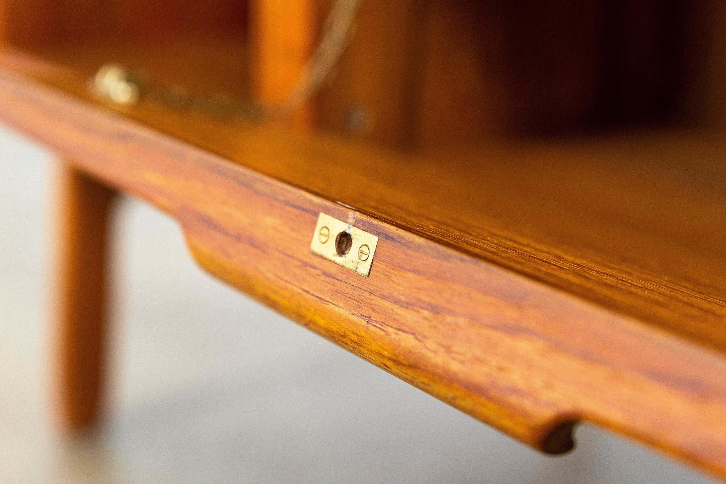 Wood Midcentury Teak Desk from Omann Jun, Model 75, 1960s, Vintage Design