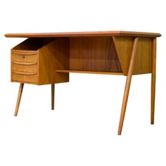 Midcentury Teak Desk from Tibergaard, 1960s