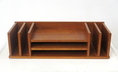 Georg Petersens Mid Century Teak Desk Organizer Denmark