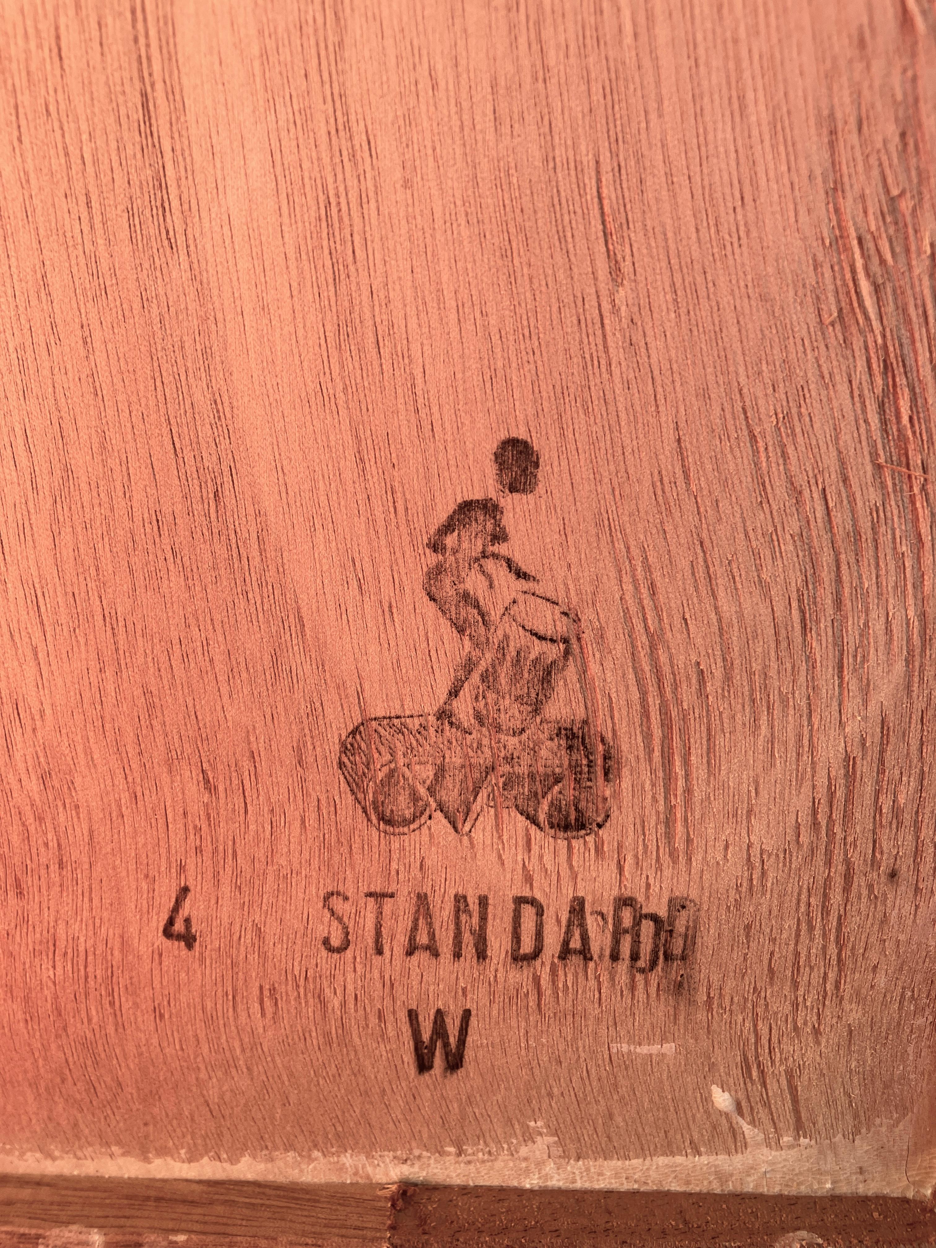 Mid Century Teak Desk with Formica Top im Angebot 2