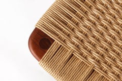 Esszimmerstuhl aus Teakholz aus der Jahrhundertmitte von Larsen & Bender Madsen für Naestved Møbelfabrik