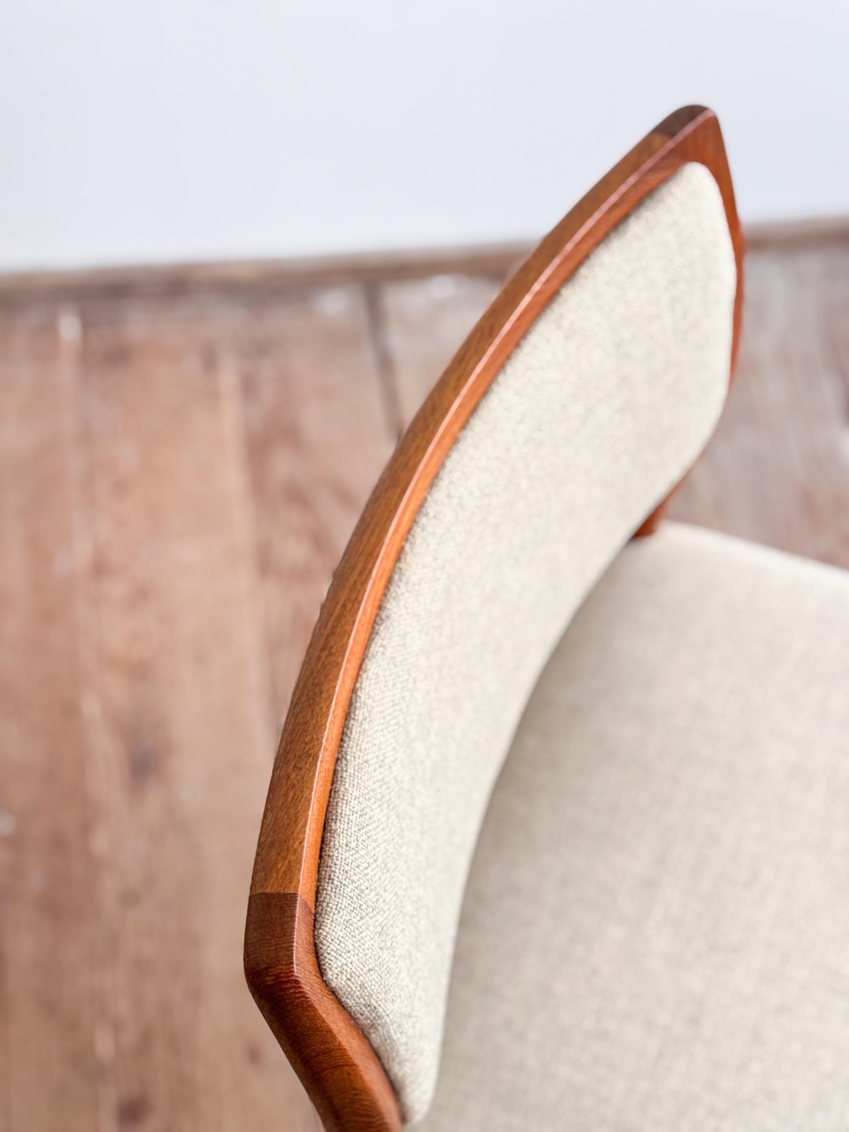 Mid-Century Teak Dining Chair model 80 by Niels O. Møller for J. L. Moller For Sale 8