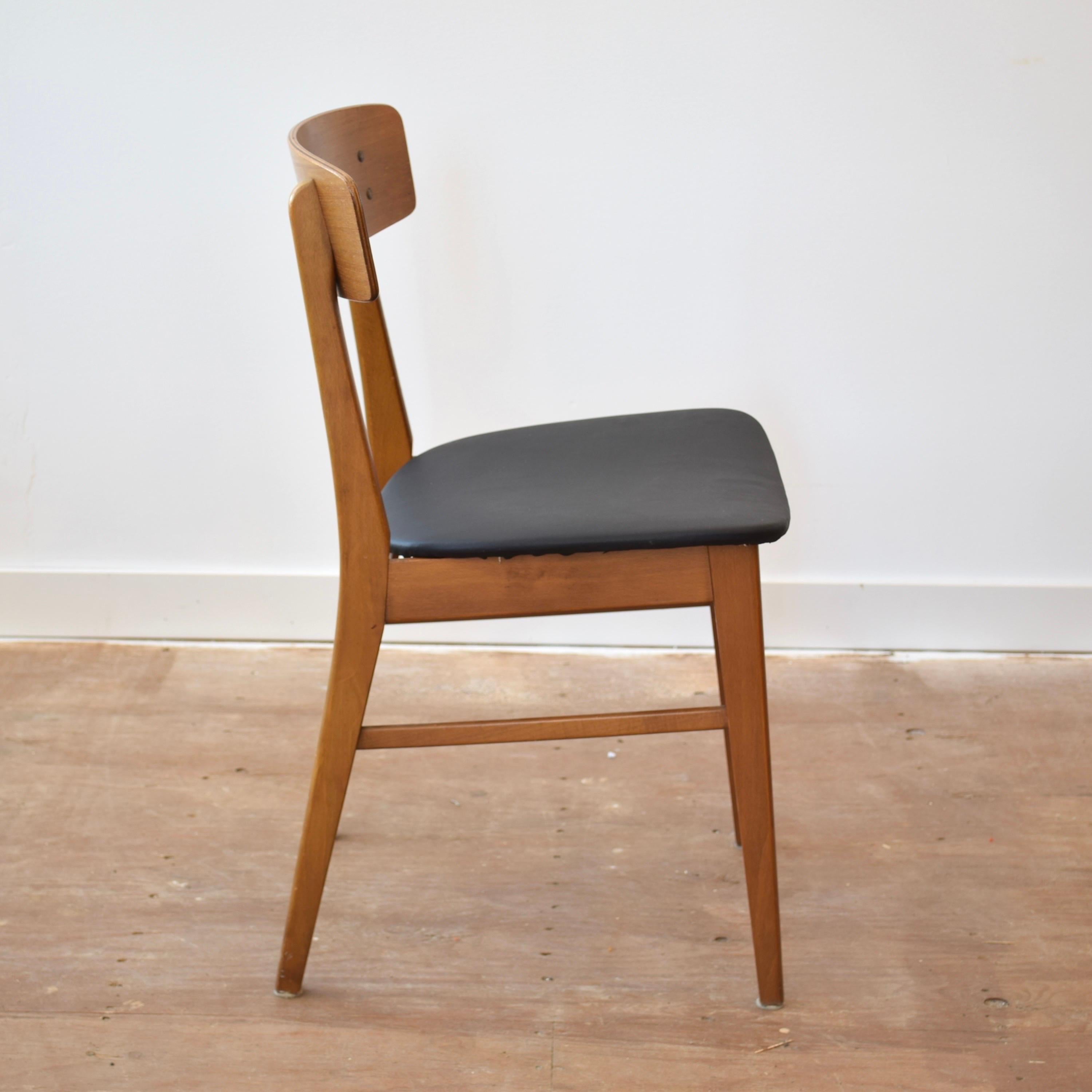 Mid-20th Century Mid Century Teak Dining Chair Set by Farstrup