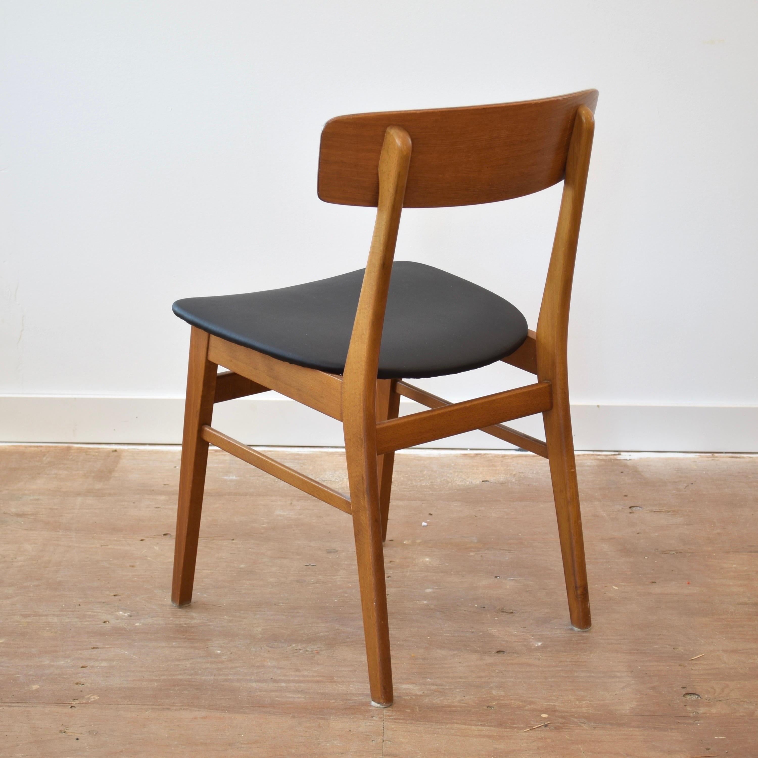 Mid Century Teak Dining Chair Set by Farstrup 2