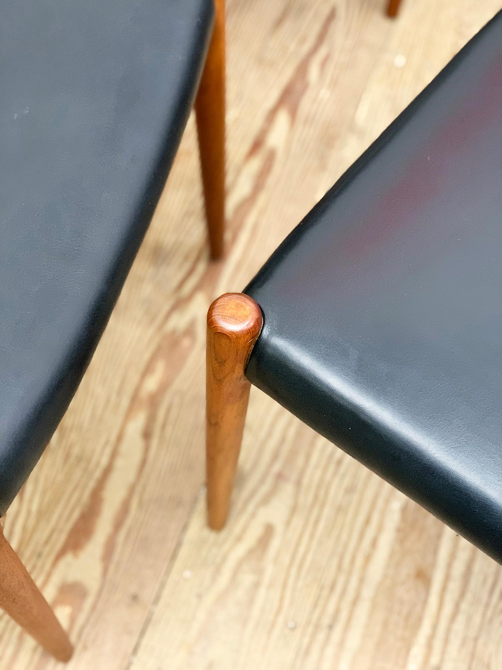 Midcentury Teak Dining Chairs #80 by Niels O. Møller for J. L. Moller, Set of 8 For Sale 2