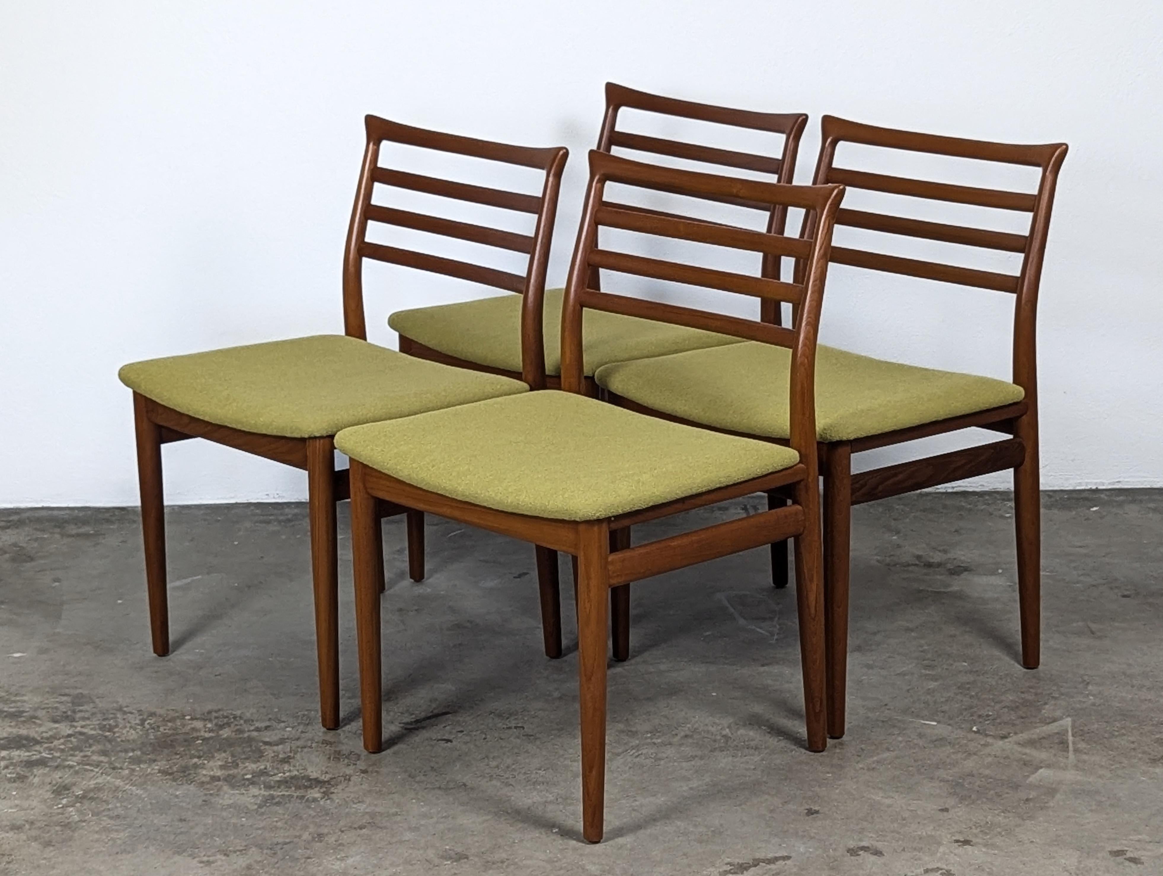 Sedie da pranzo in teak di Erling Torvits per Sorø Stolefabrik, 1960 ca. in vendita 3