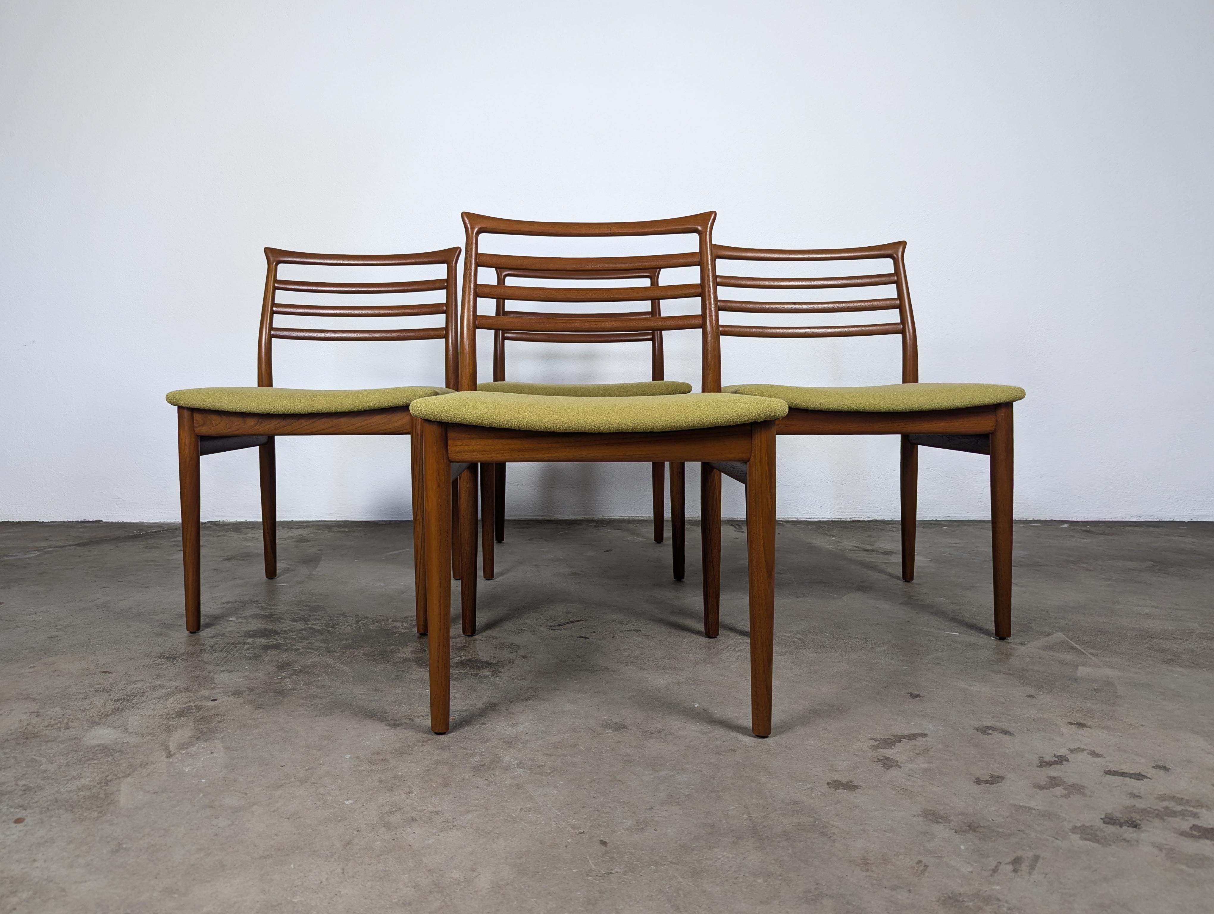 Sedie da pranzo in teak di Erling Torvits per Sorø Stolefabrik, 1960 ca. in vendita 5
